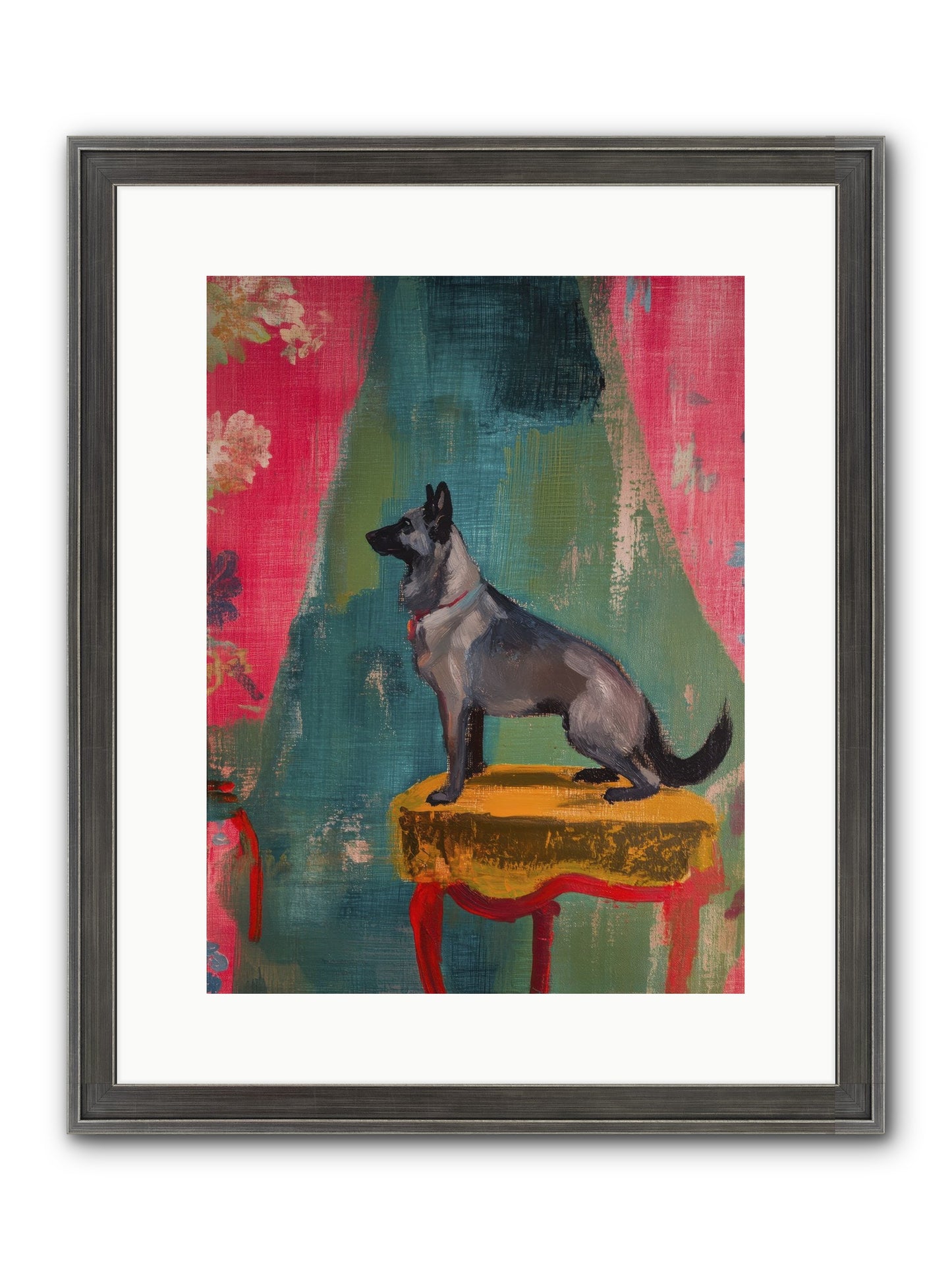 Evening Star Framed Print - Slimwoods Black/Silver 12x16