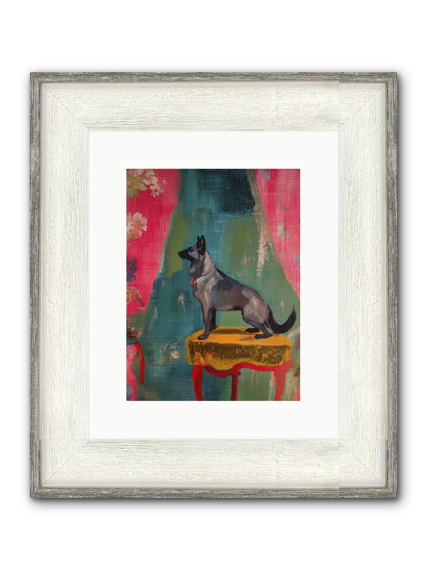 Evening Star Framed Print - Driftwood White 9x12