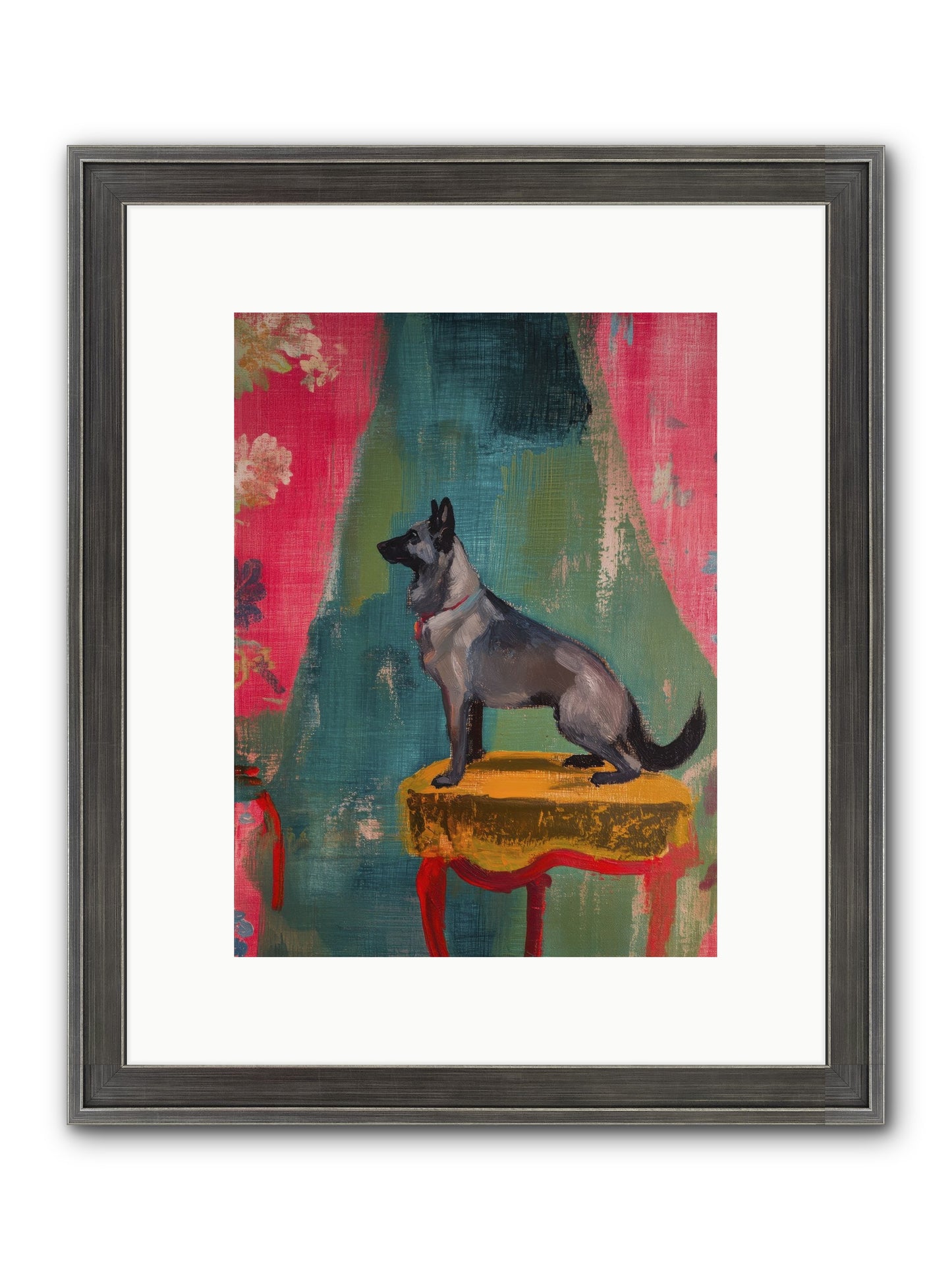 Evening Star Framed Print - Slimwoods Black/Silver 9x12