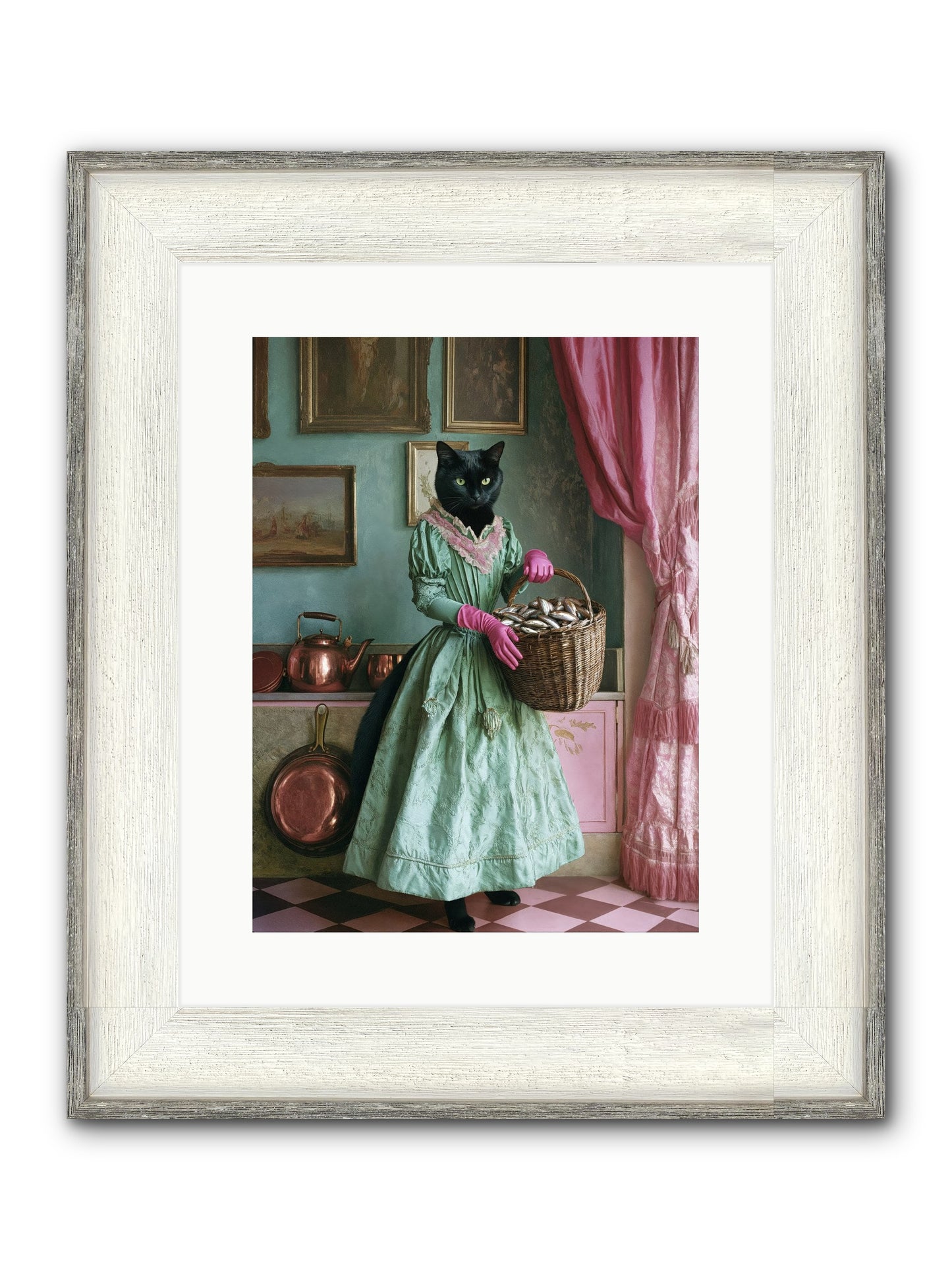 Evening Tastes Like Silver Framed Print - Driftwood White 12x16