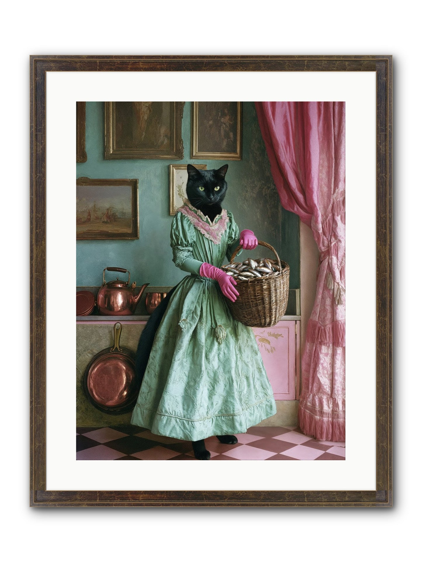 Evening Tastes Like Silver Framed Print - Slimwoods Black/Gold 18x24