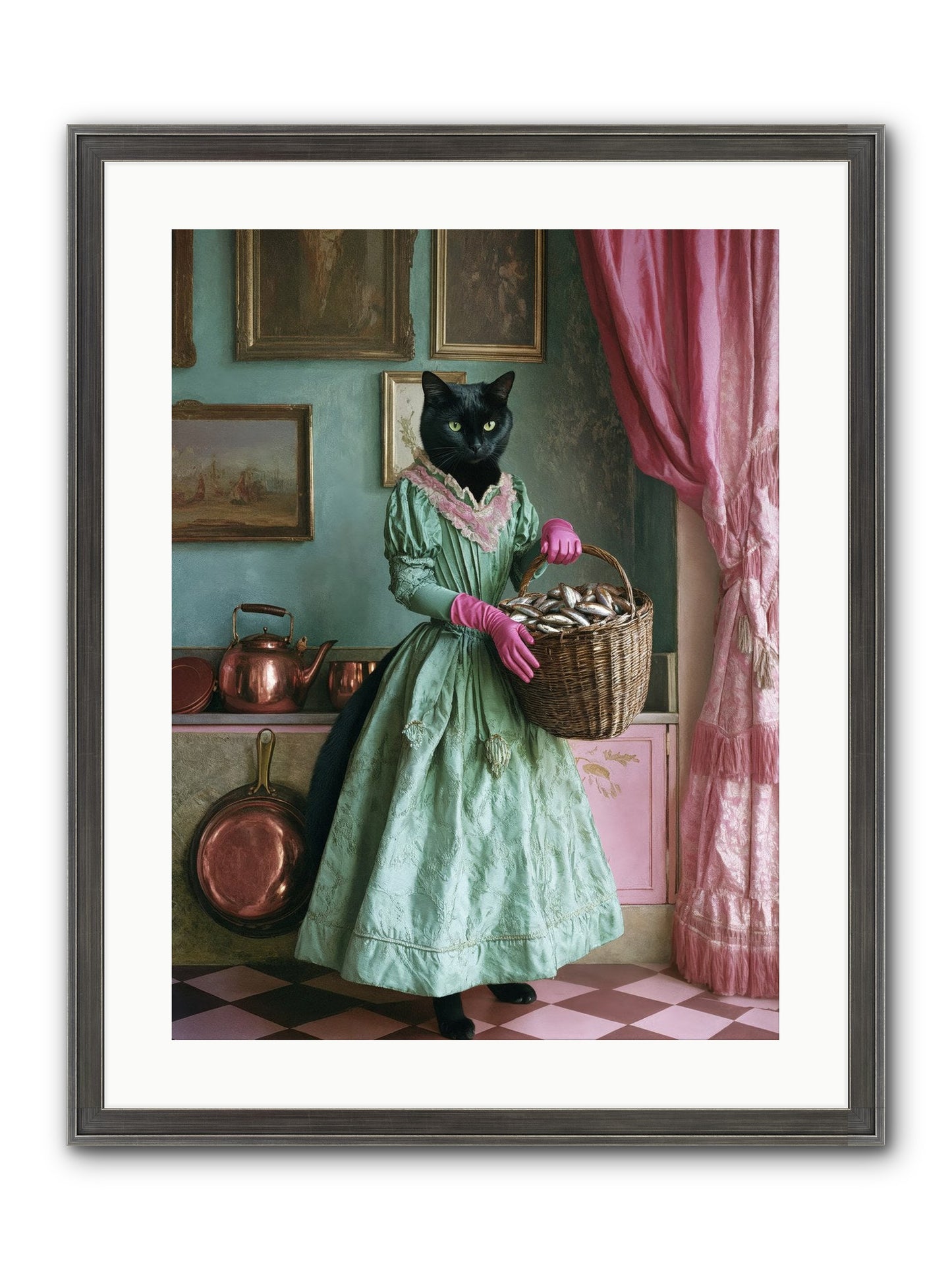 Evening Tastes Like Silver Framed Print - Slimwoods Black/Silver 18x24