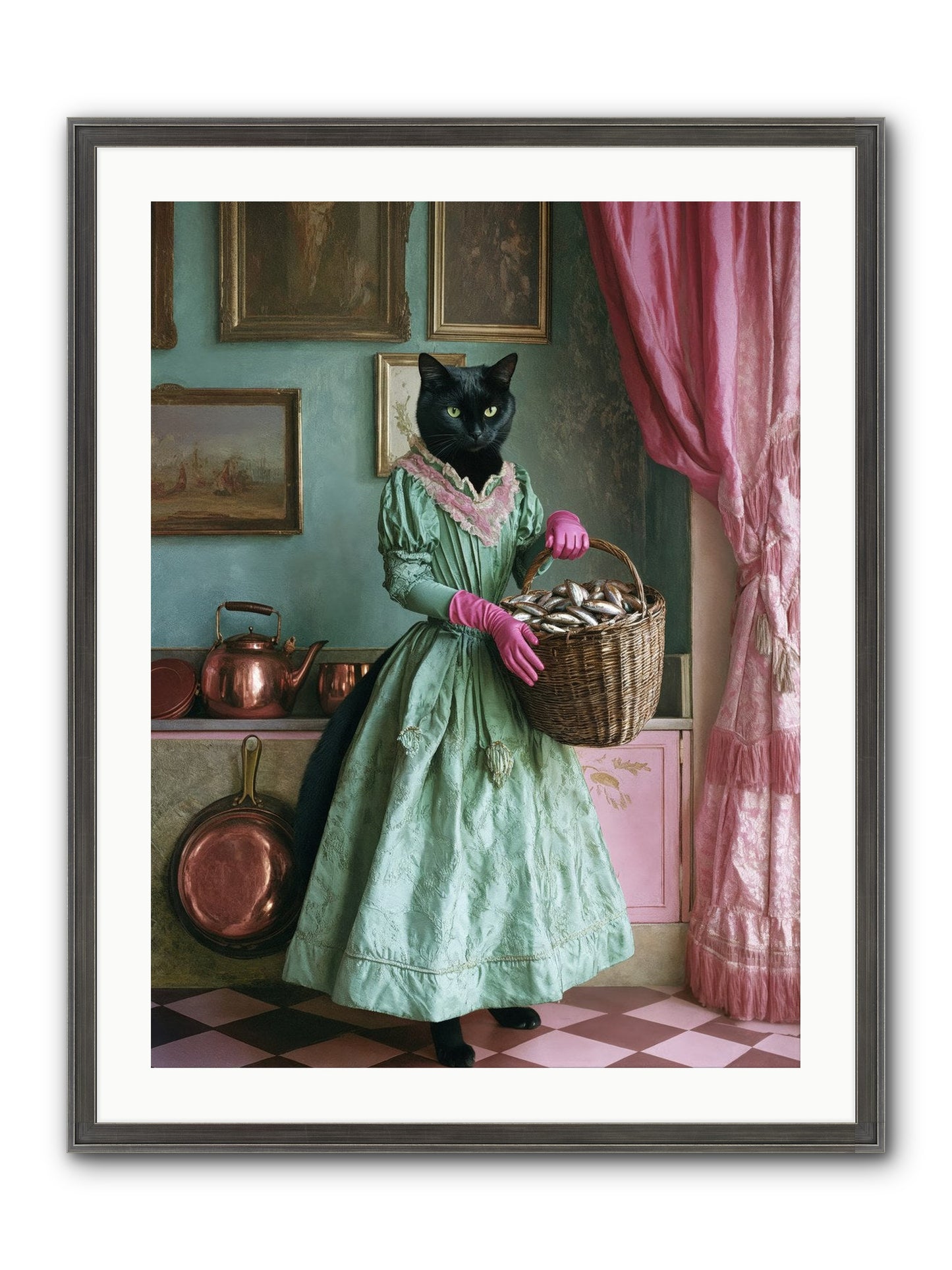 Evening Tastes Like Silver Framed Print - Slimwoods Black/Silver 24x32