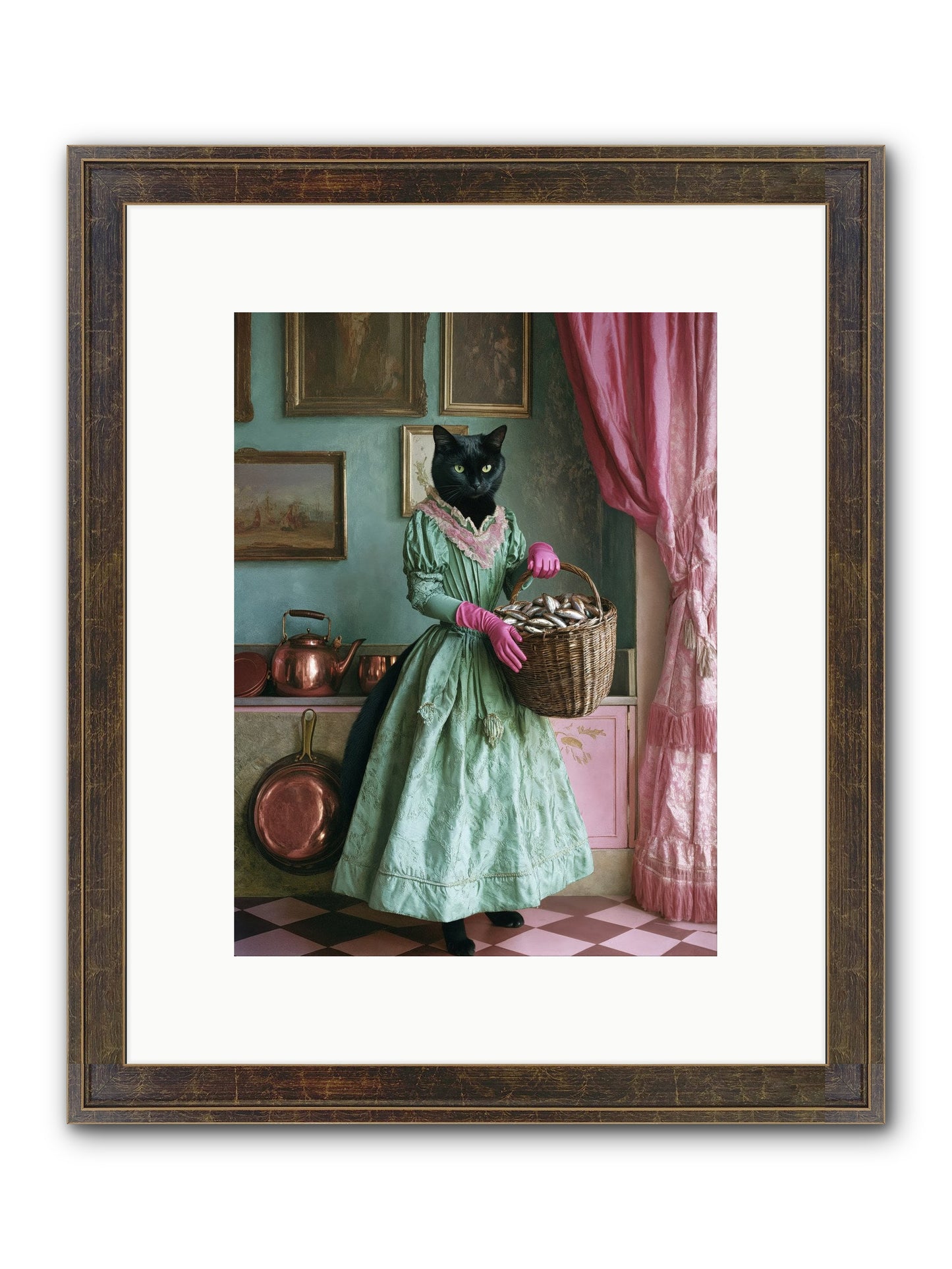 Evening Tastes Like Silver Framed Print - Slimwoods Black/Gold 9x12