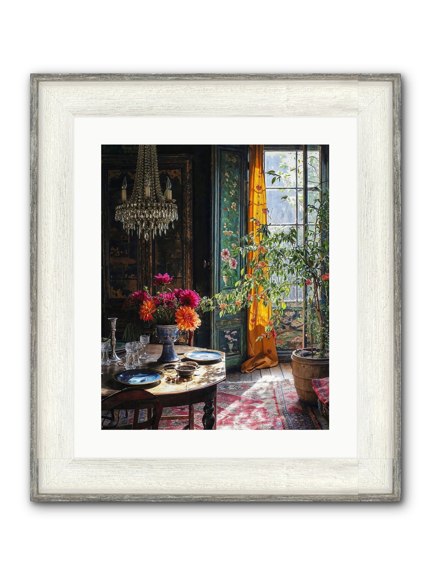 Eventide Framed Print - Driftwood White 16x20