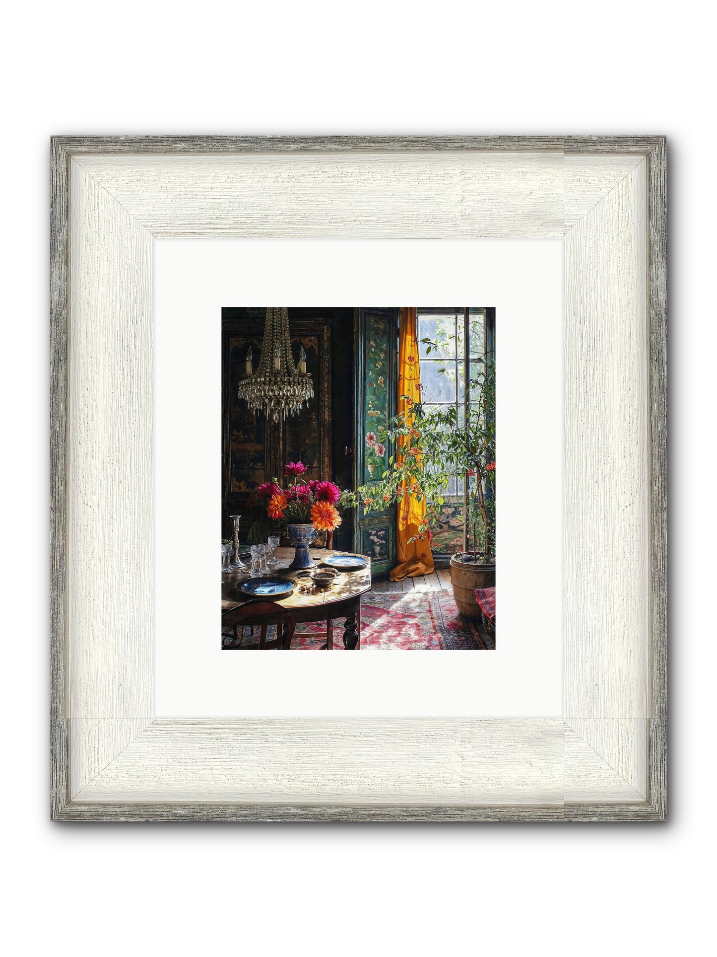 Eventide Framed Print - Driftwood White 8x10