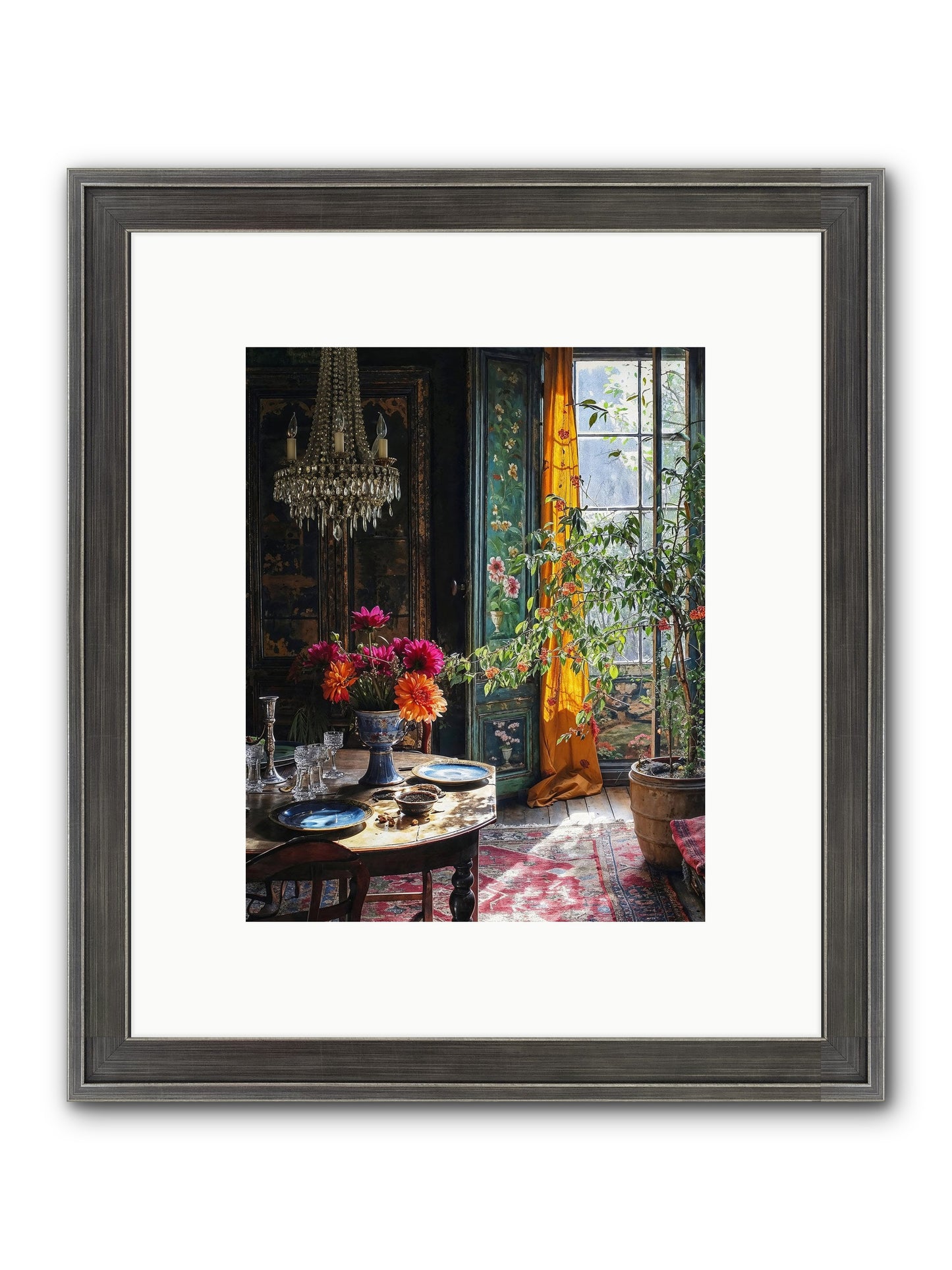 Eventide Framed Print - Slimwoods Black/Silver 8x10