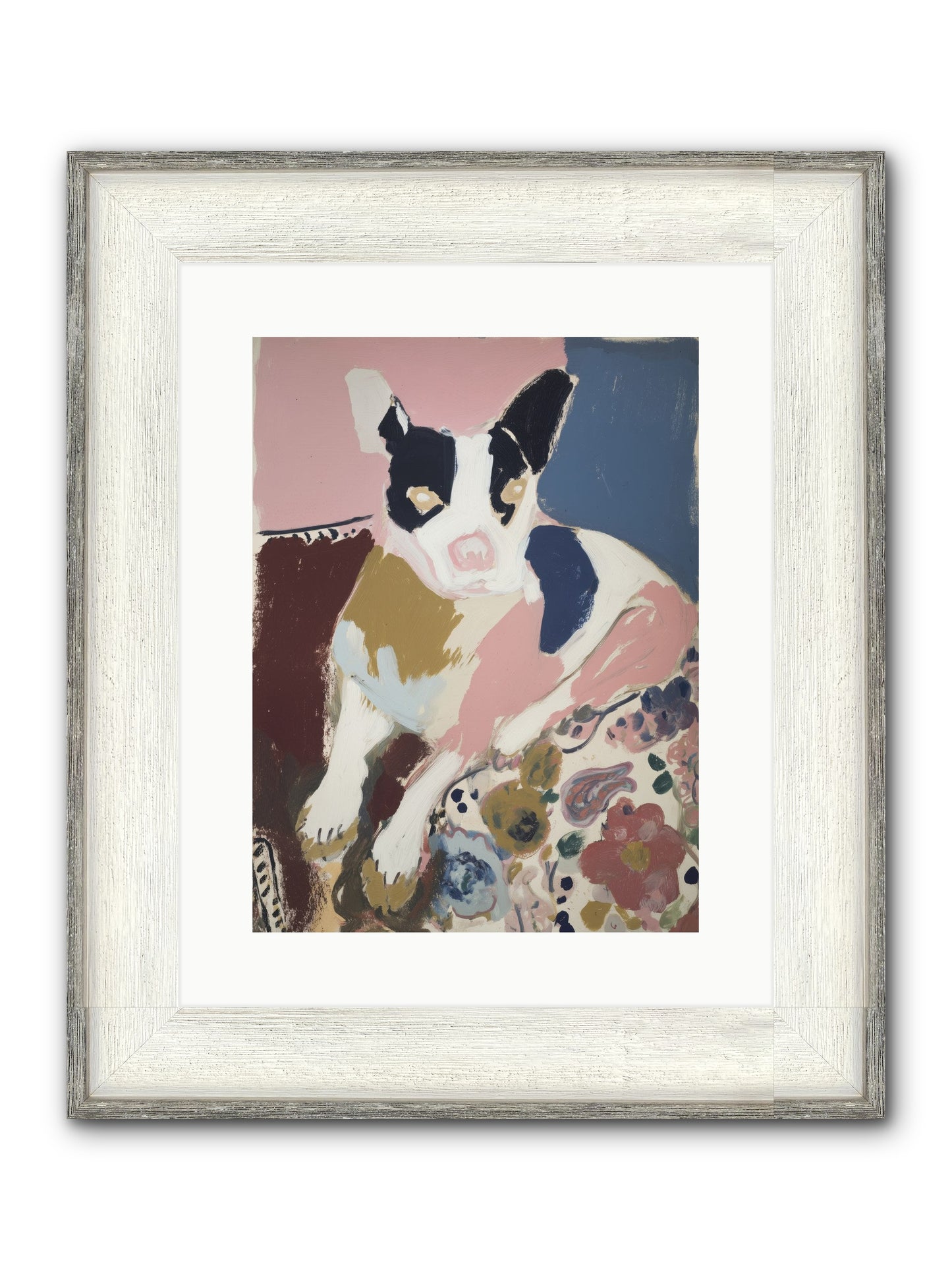 Ever Soft Landing Framed Print - Driftwood White 12x16