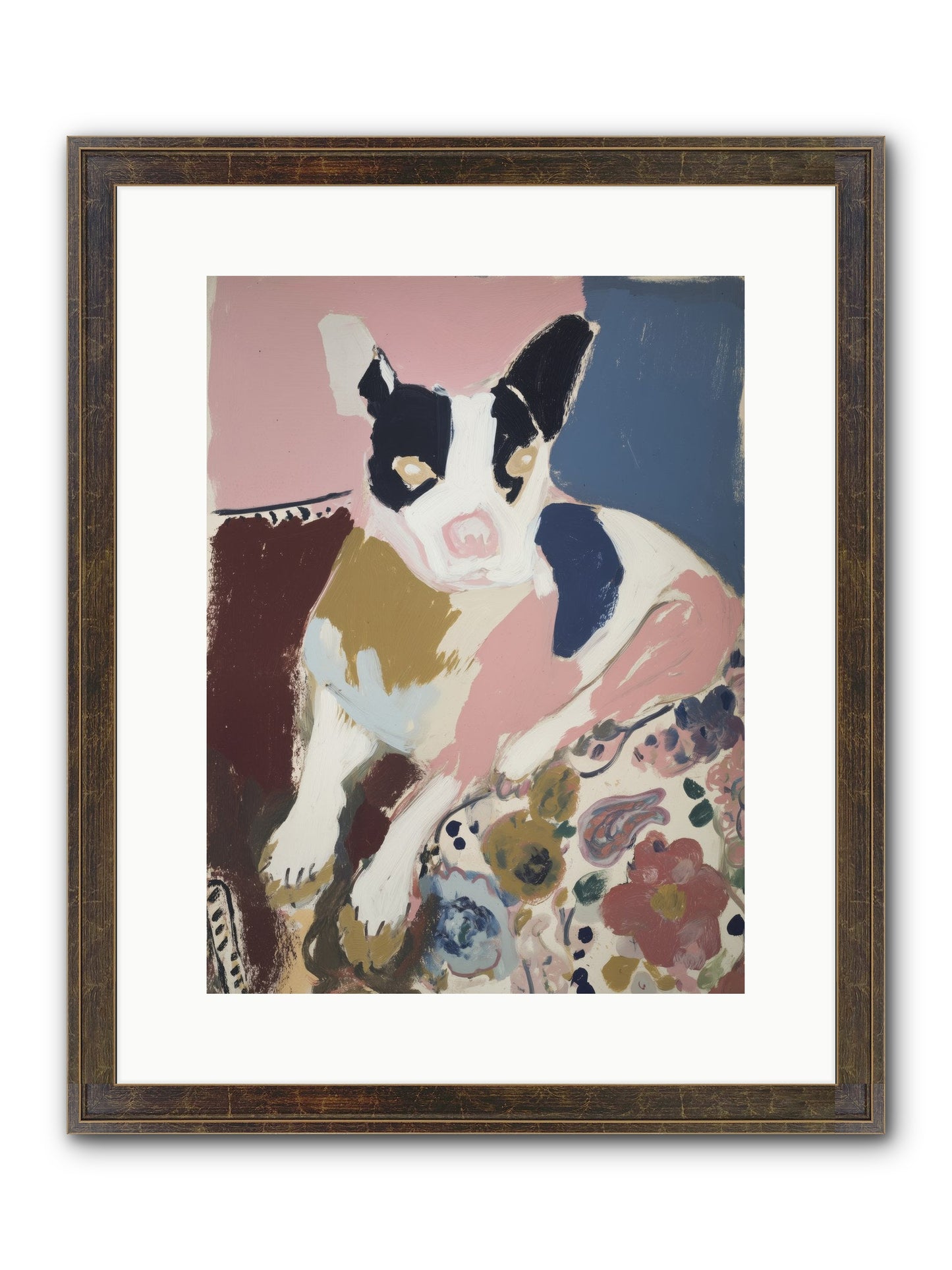 Ever Soft Landing Framed Print - Slimwoods Black/Gold 12x16