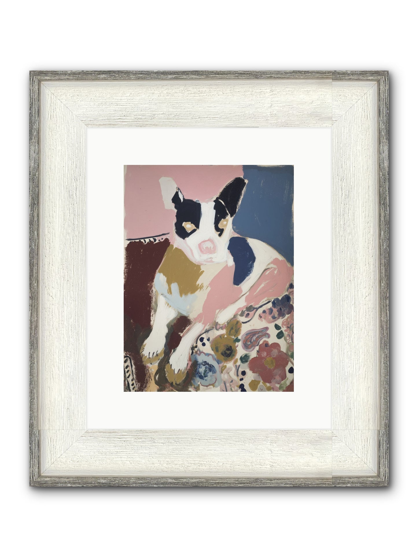 Ever Soft Landing Framed Print - Driftwood White 9x12
