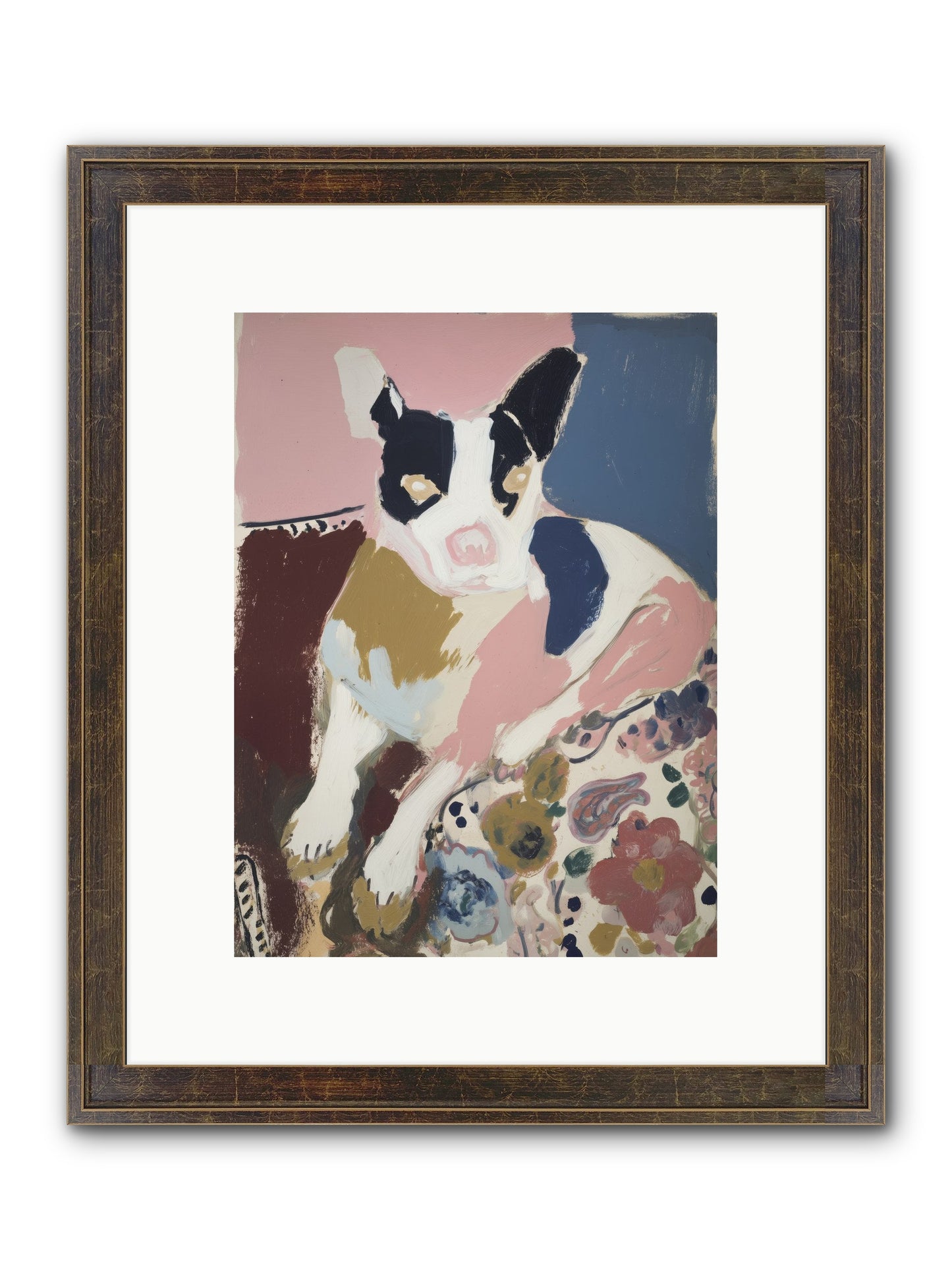Ever Soft Landing Framed Print - Slimwoods Black/Gold 9x12