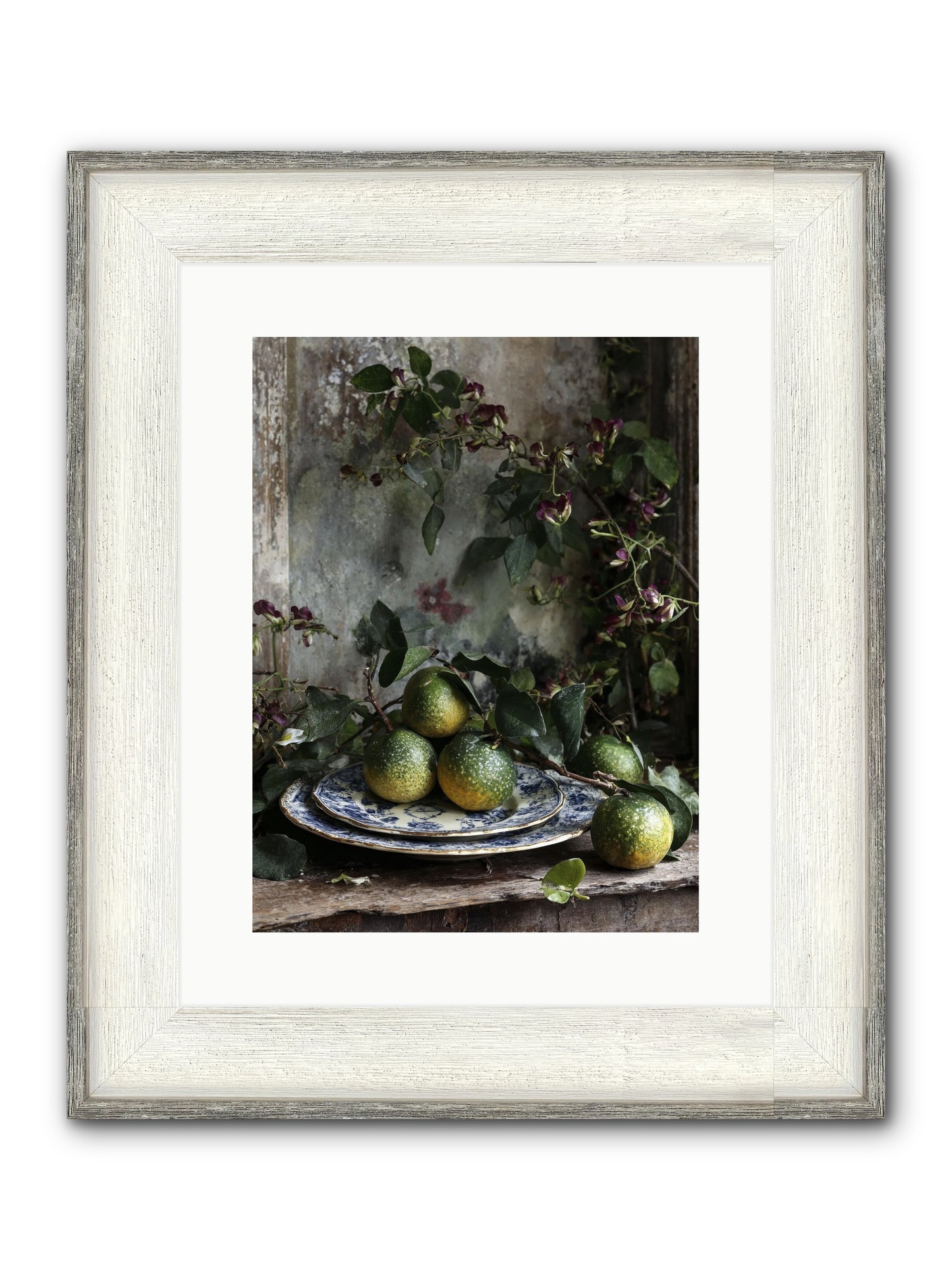 Everleigh Framed Print - Driftwood White 12x16