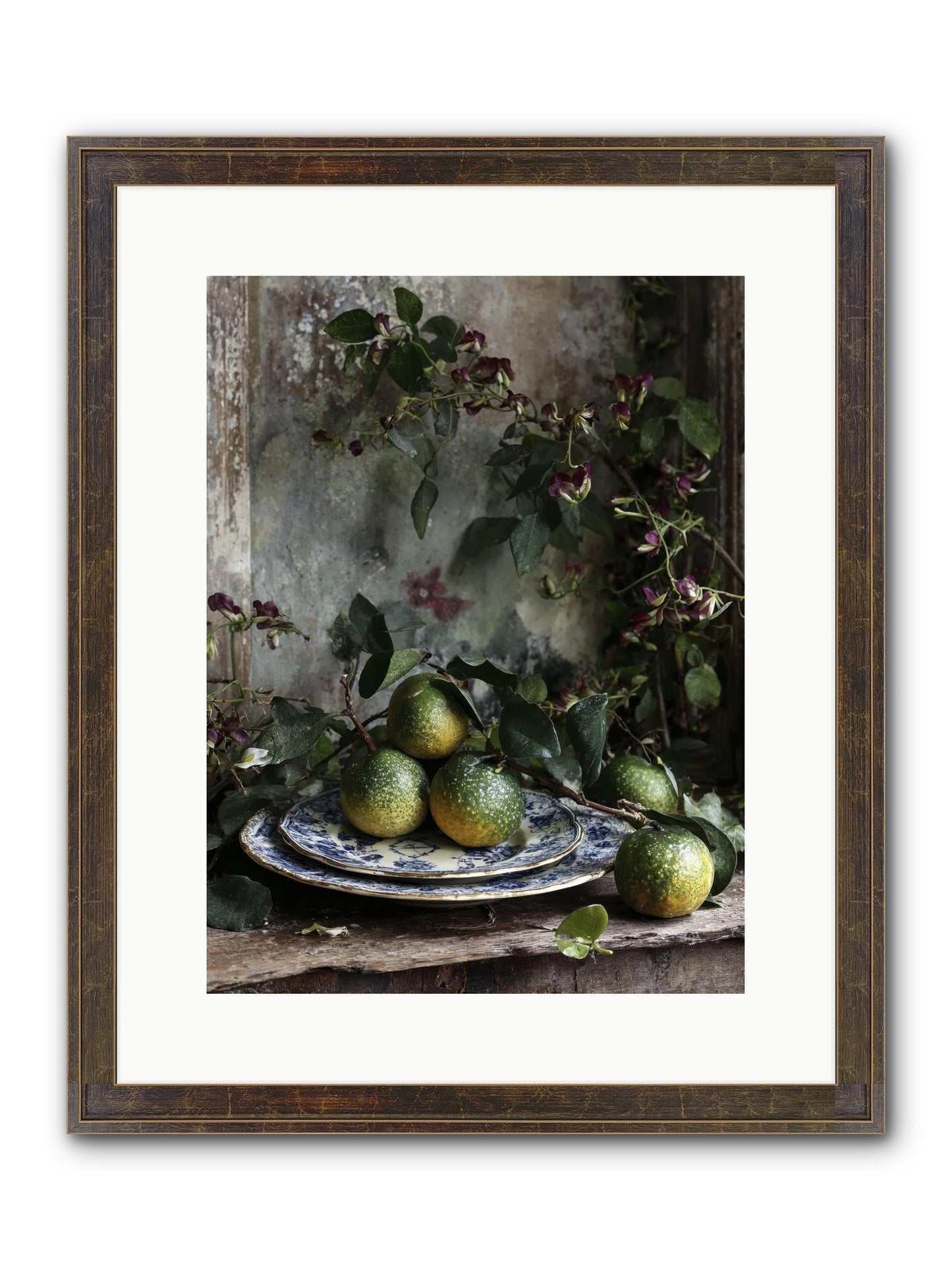 Everleigh Framed Print - Slimwoods Black/Gold 12x16