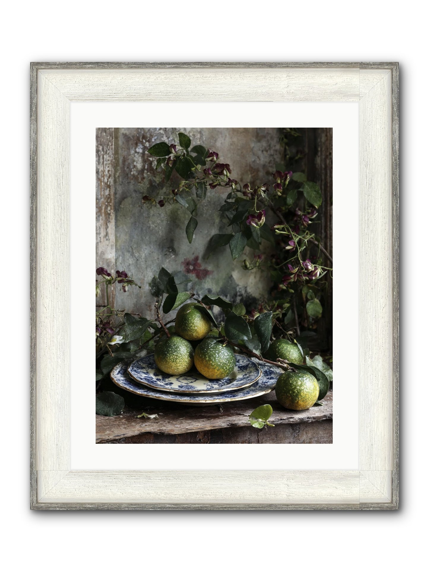 Everleigh Framed Print - Driftwood White 18x24