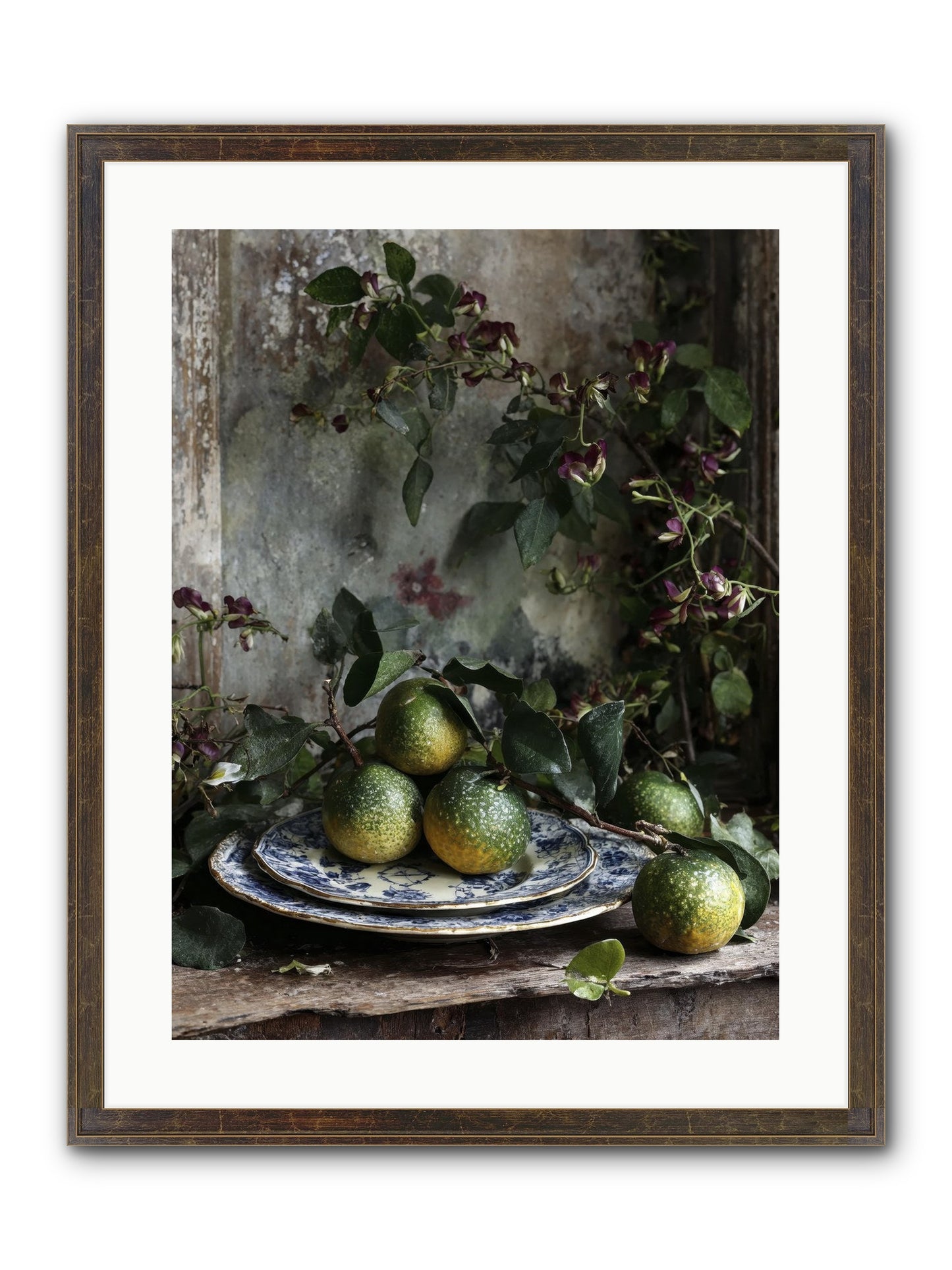 Everleigh Framed Print - Slimwoods Black/Gold 18x24