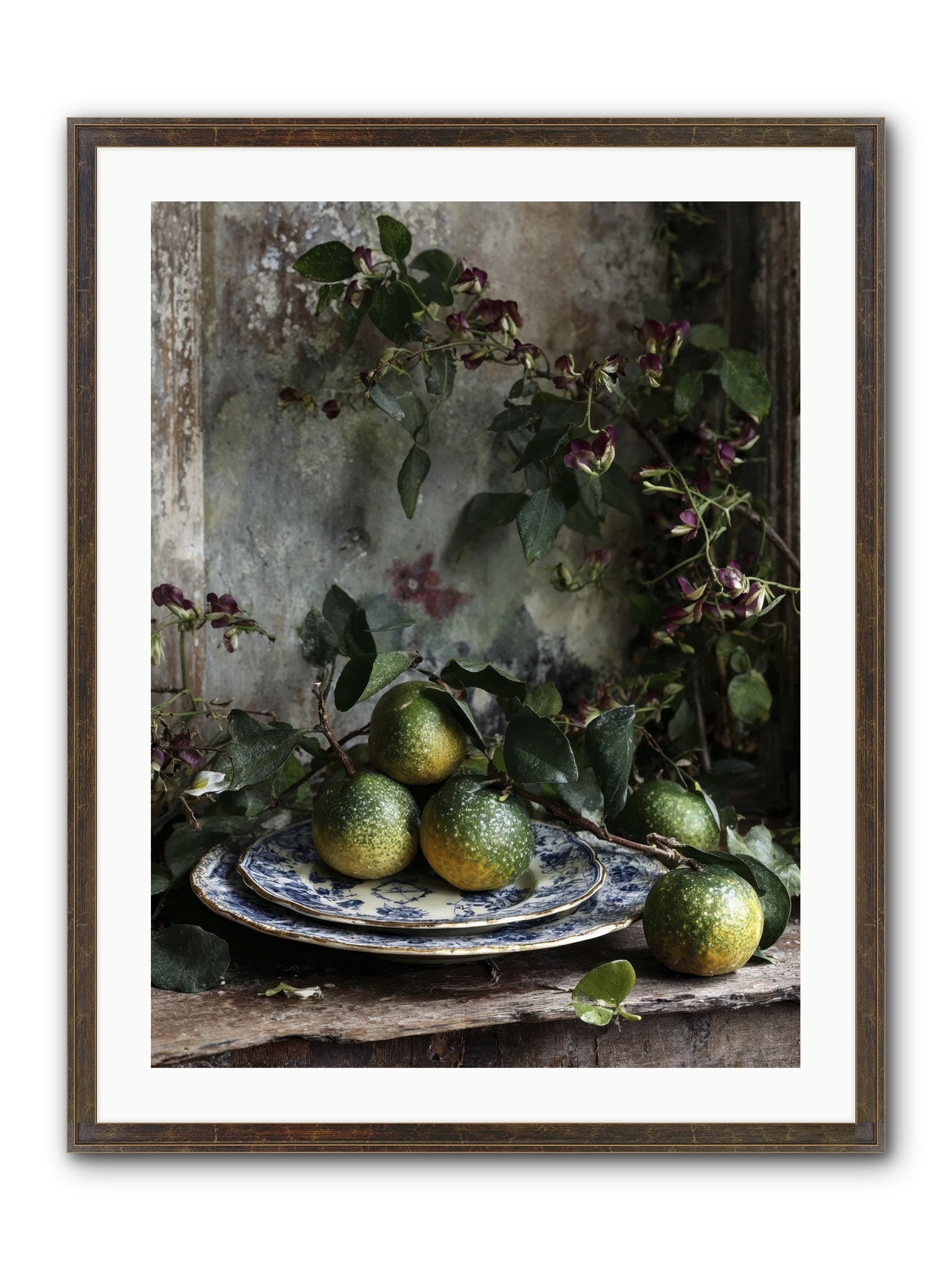 Everleigh Framed Print - Slimwoods Black/Gold 24x32