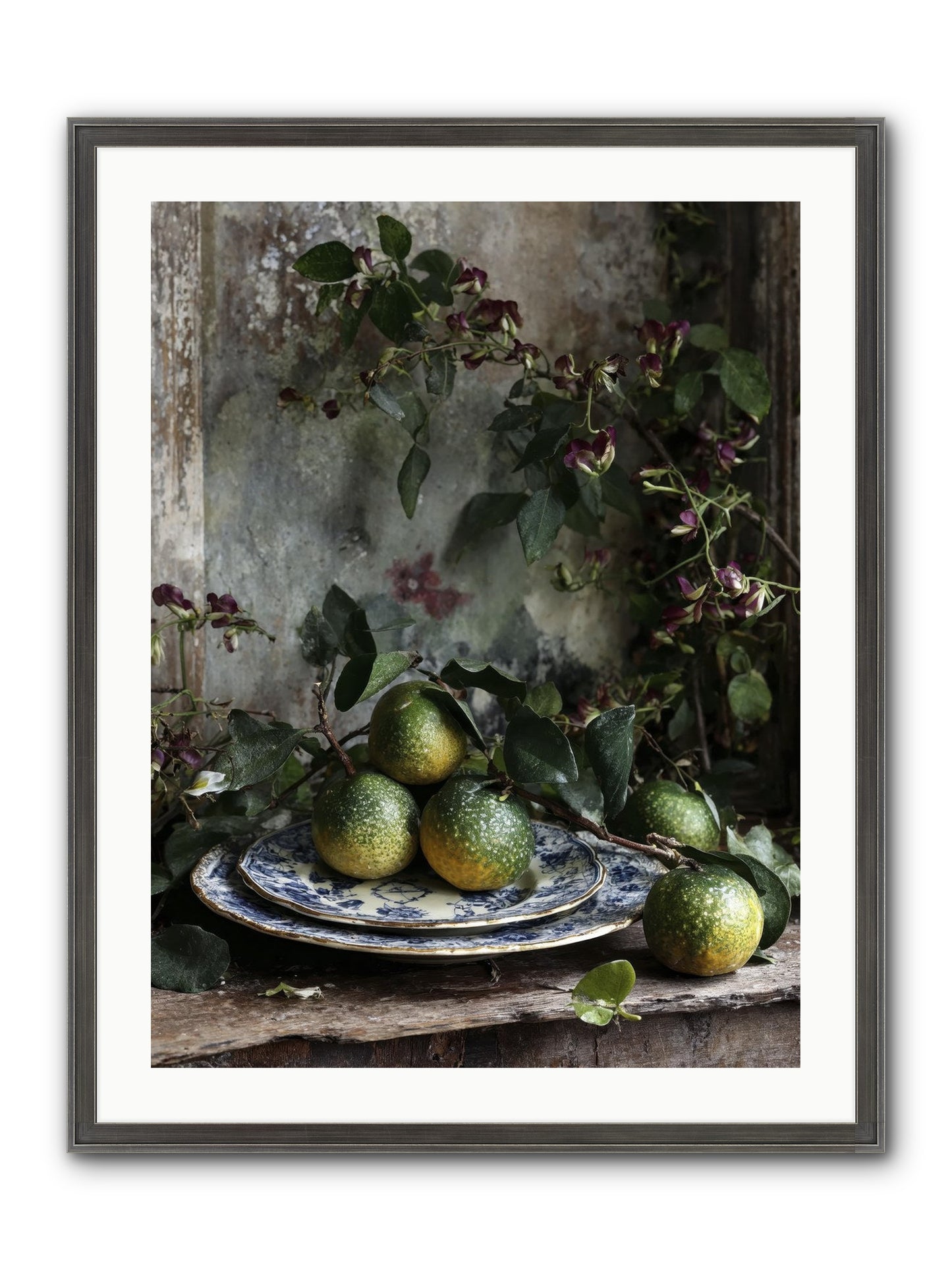 Everleigh Framed Print - Slimwoods Black/Silver 24x32