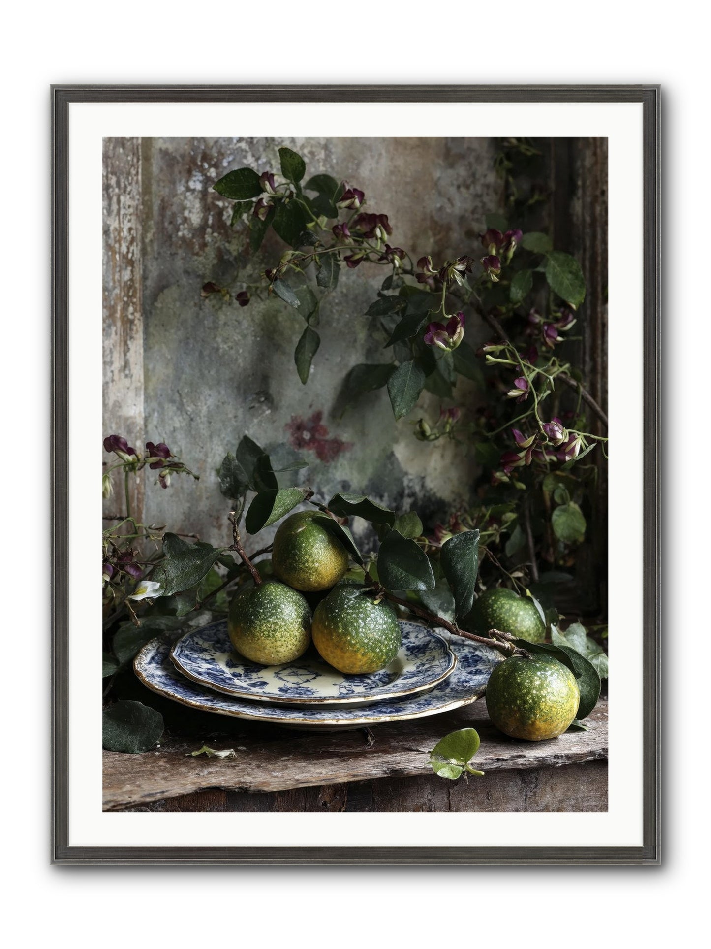 Everleigh Framed Print - Slimwoods Black/Silver 30x40