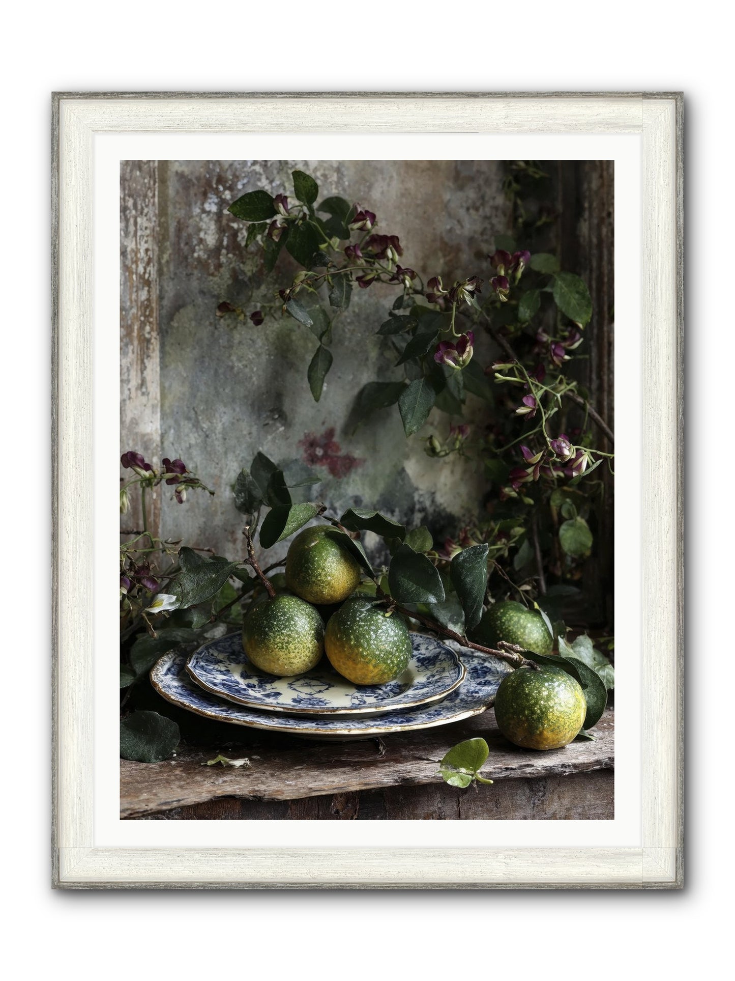 Everleigh Framed Print - Driftwood White 36x48