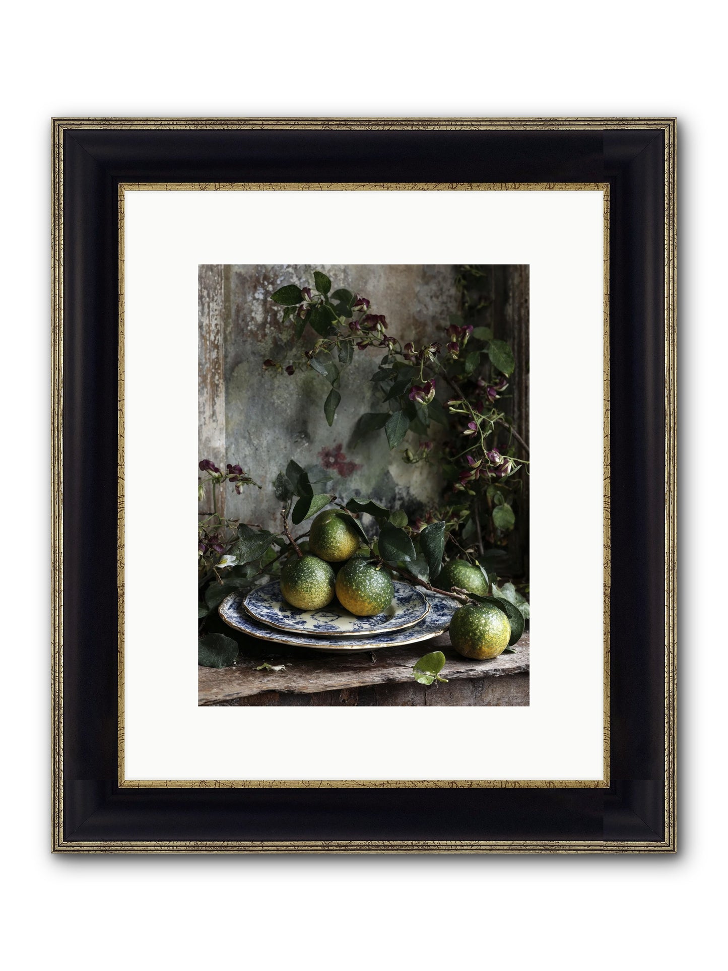 Everleigh Framed Print - Black & Gold 9x12