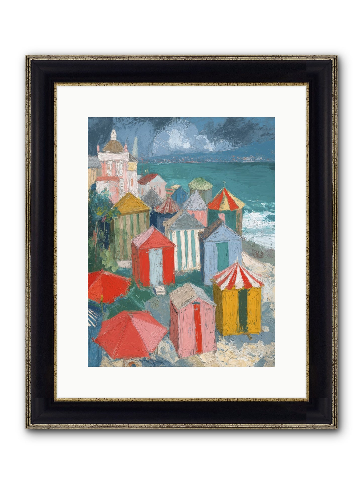 Every July Framed Print - Black & Gold 12x16