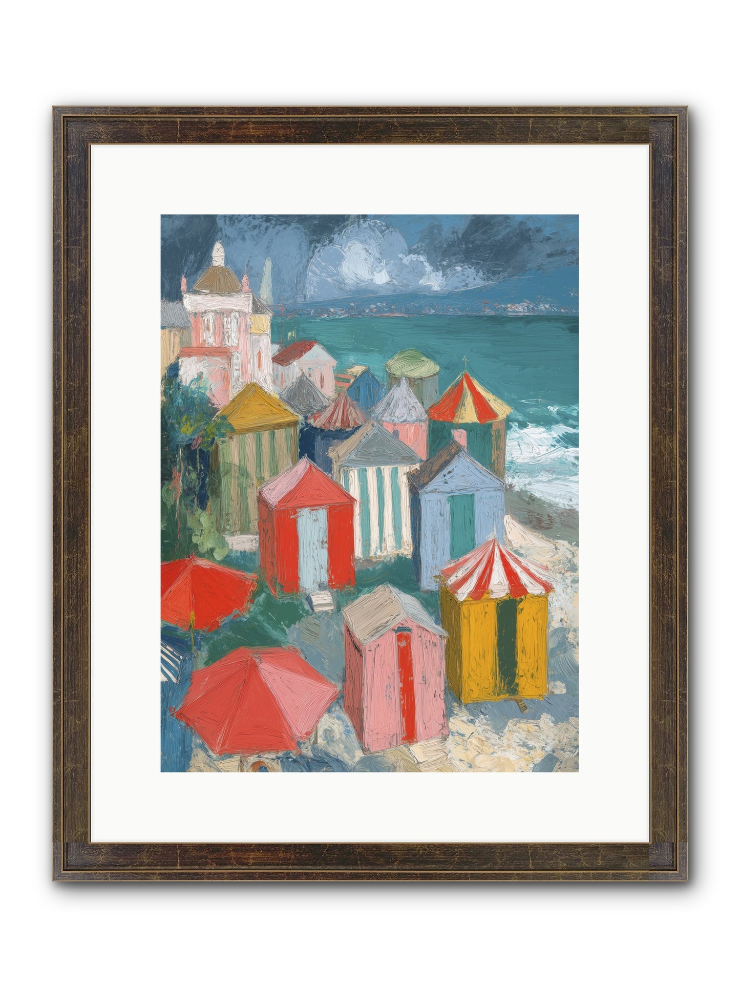 Every July Framed Print - Slimwoods Black/Gold 12x16