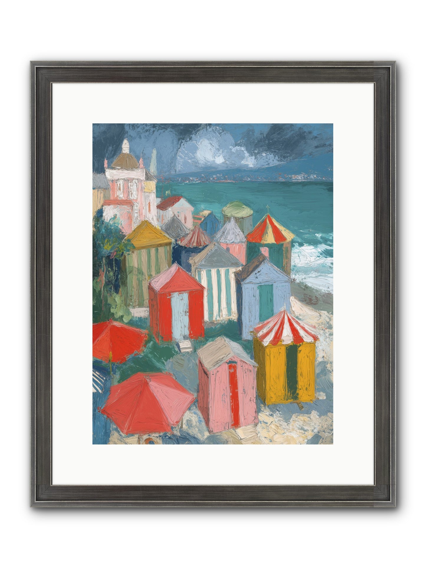 Every July Framed Print - Slimwoods Black/Silver 12x16