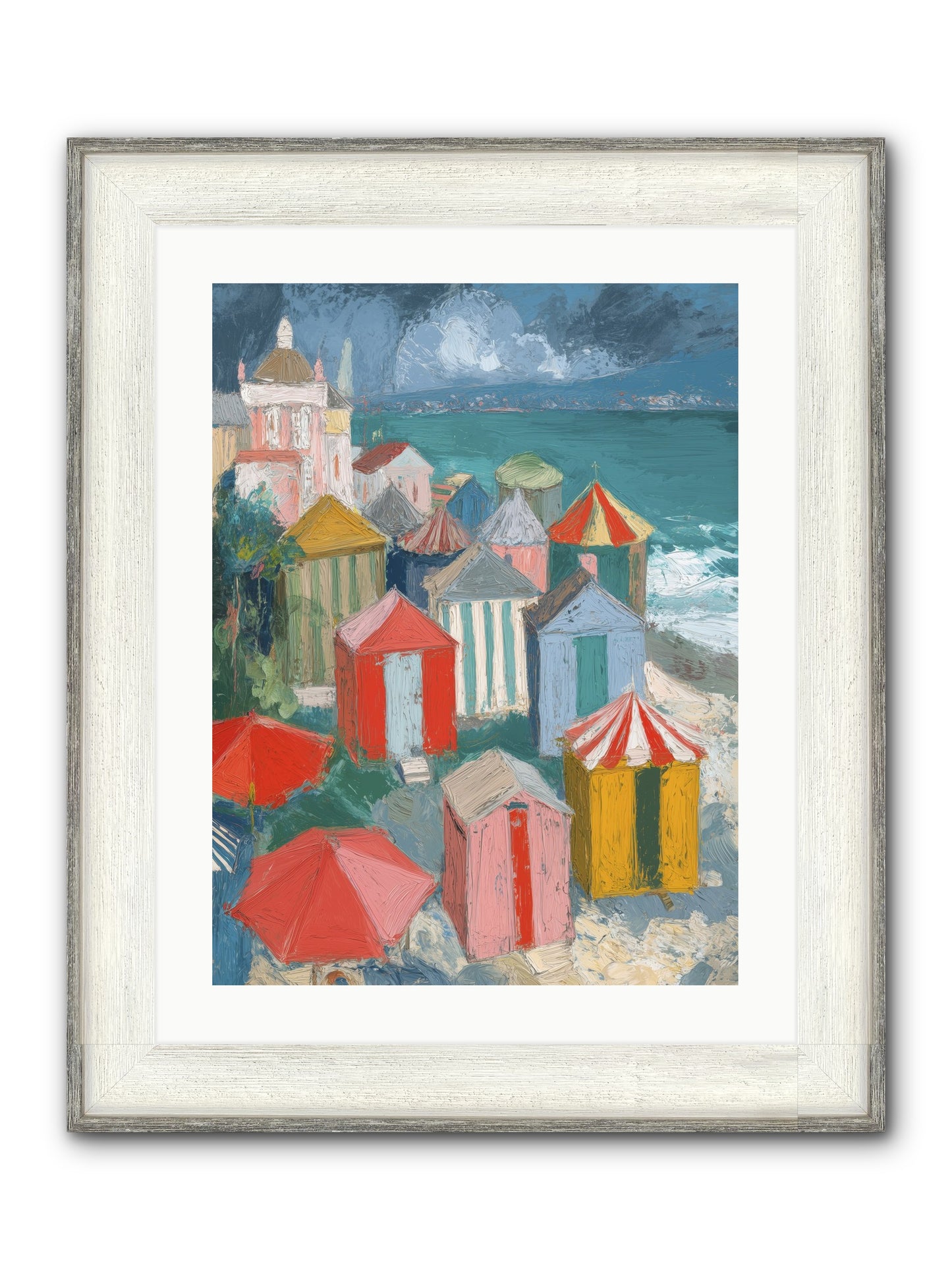 Every July Framed Print - Driftwood White 18x24