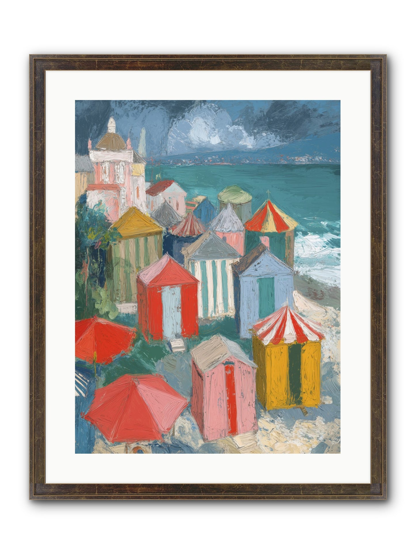 Every July Framed Print - Slimwoods Black/Gold 18x24