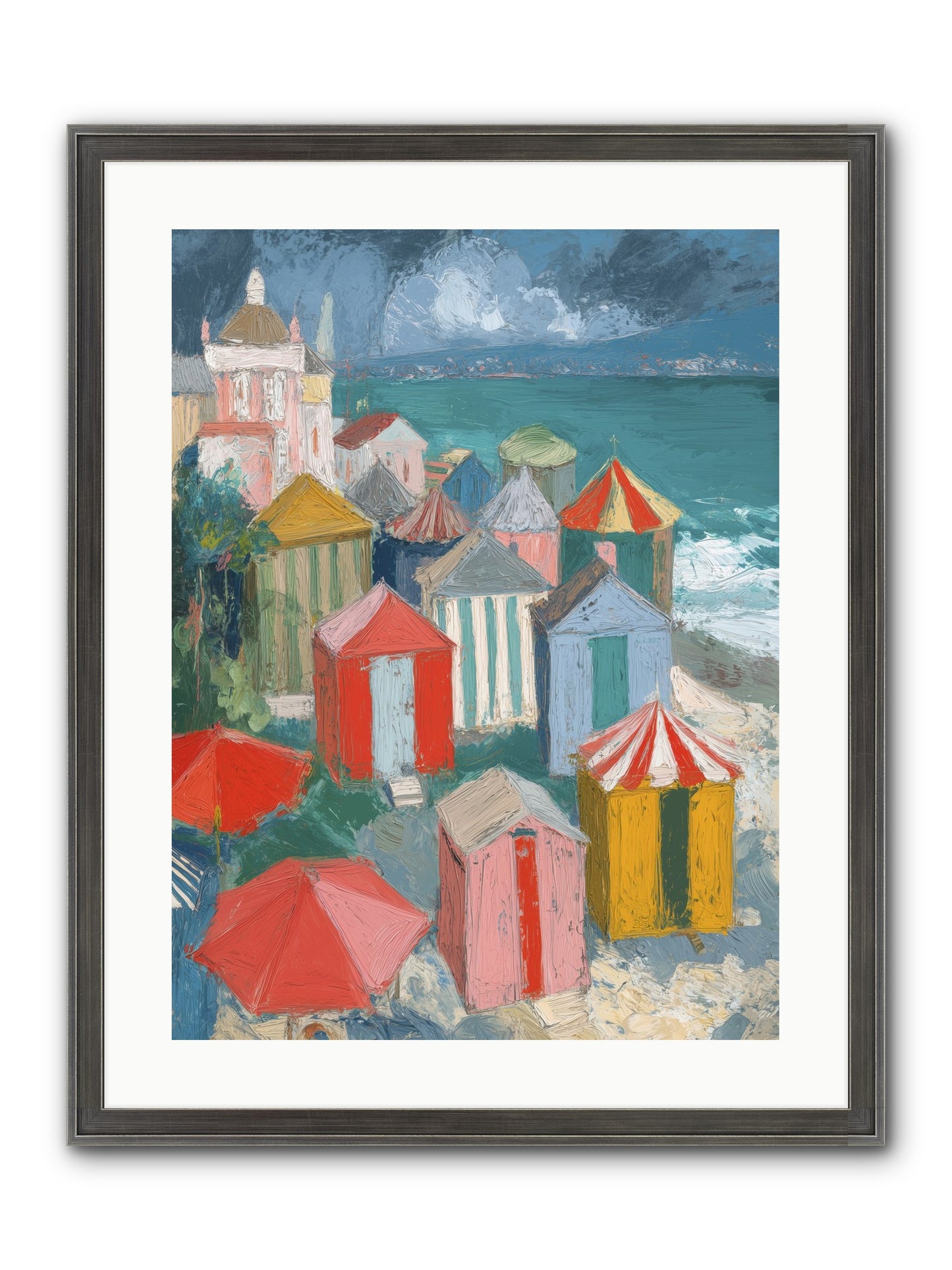 Every July Framed Print - Slimwoods Black/Silver 18x24