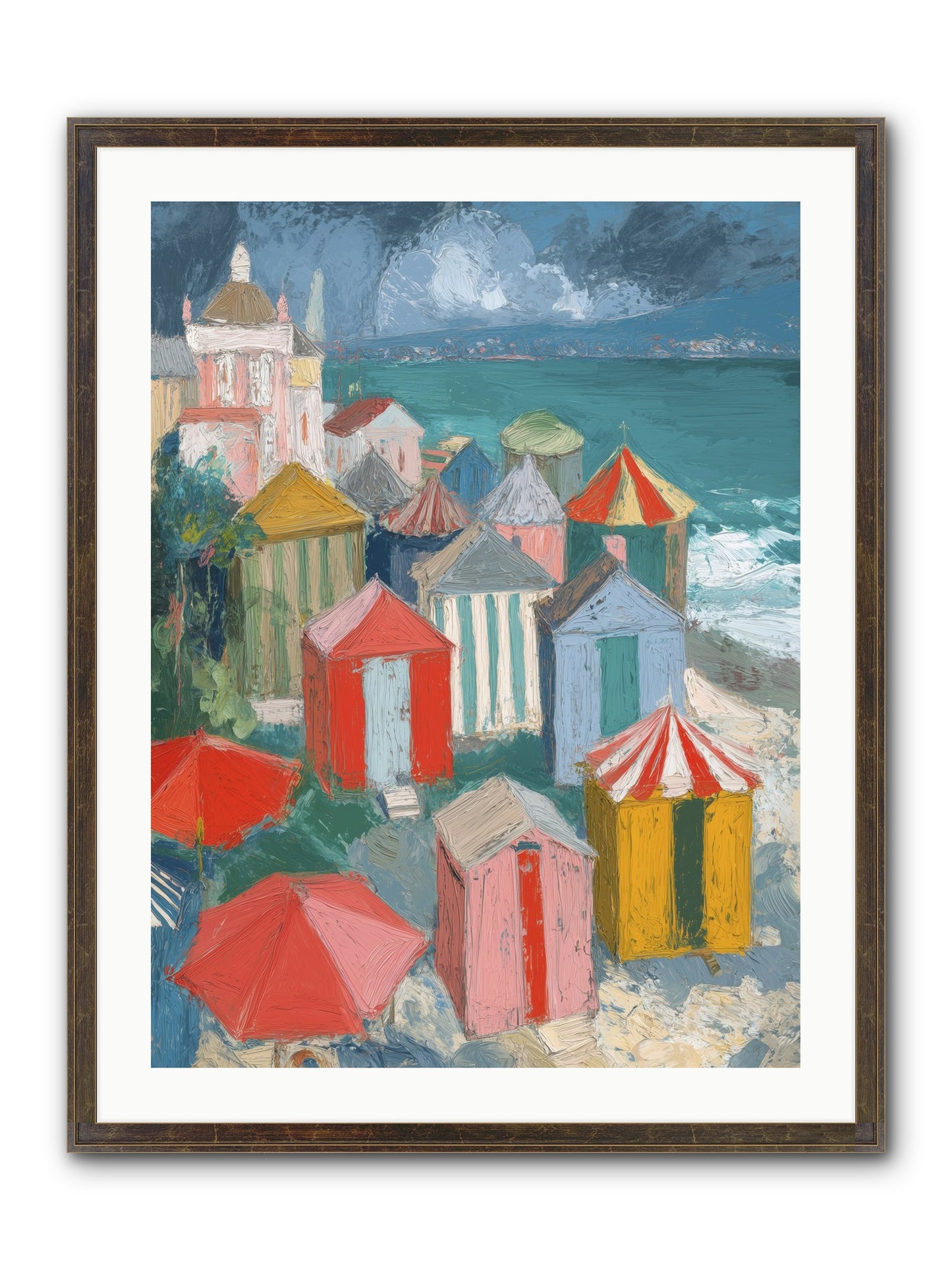Every July Framed Print - Slimwoods Black/Gold 24x32