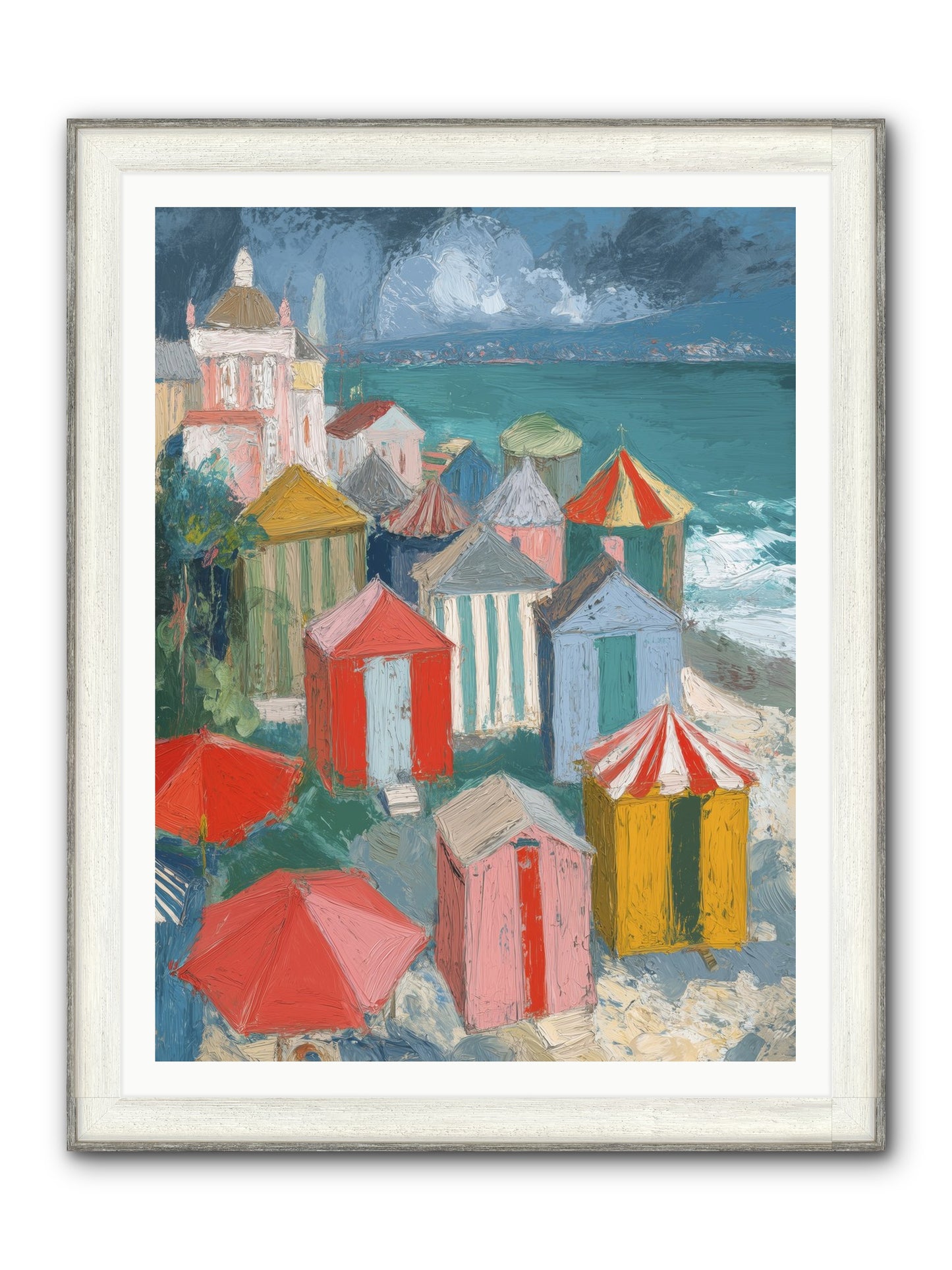 Every July Framed Print - Driftwood White 36x48