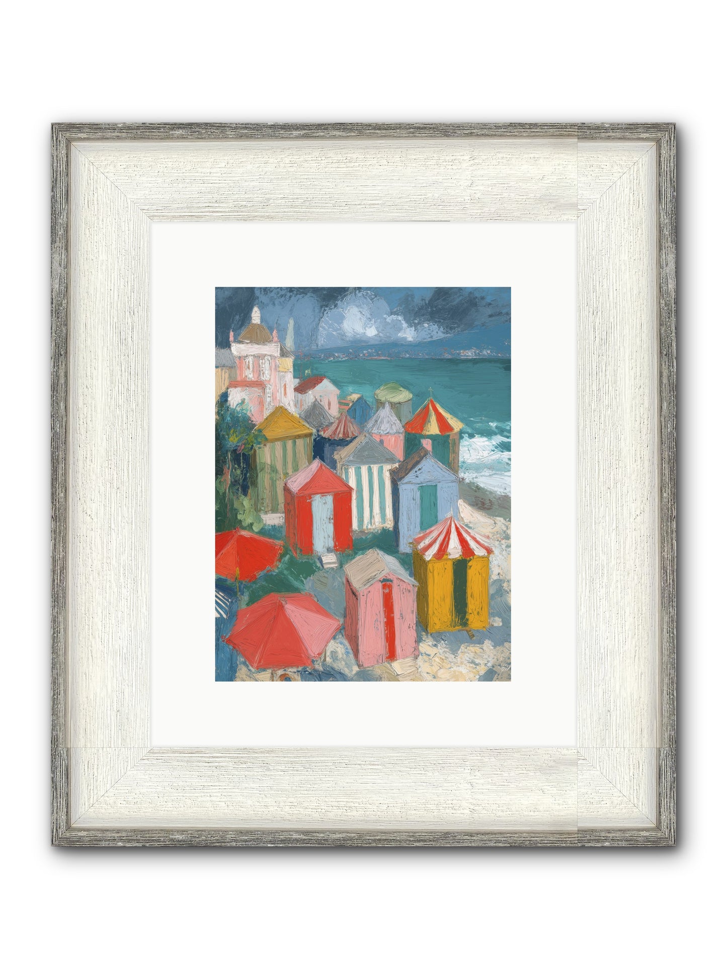 Every July Framed Print - Driftwood White 9x12