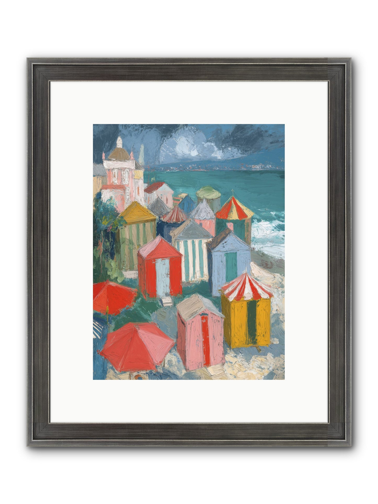 Every July Framed Print - Slimwoods Black/Silver 9x12