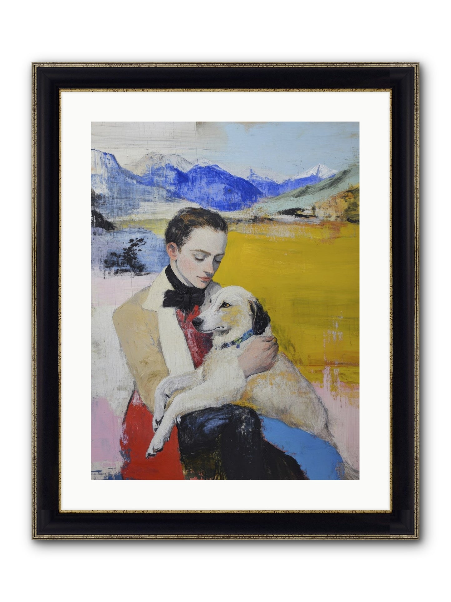Everything Beautiful Framed Print - Black & Gold 18x24