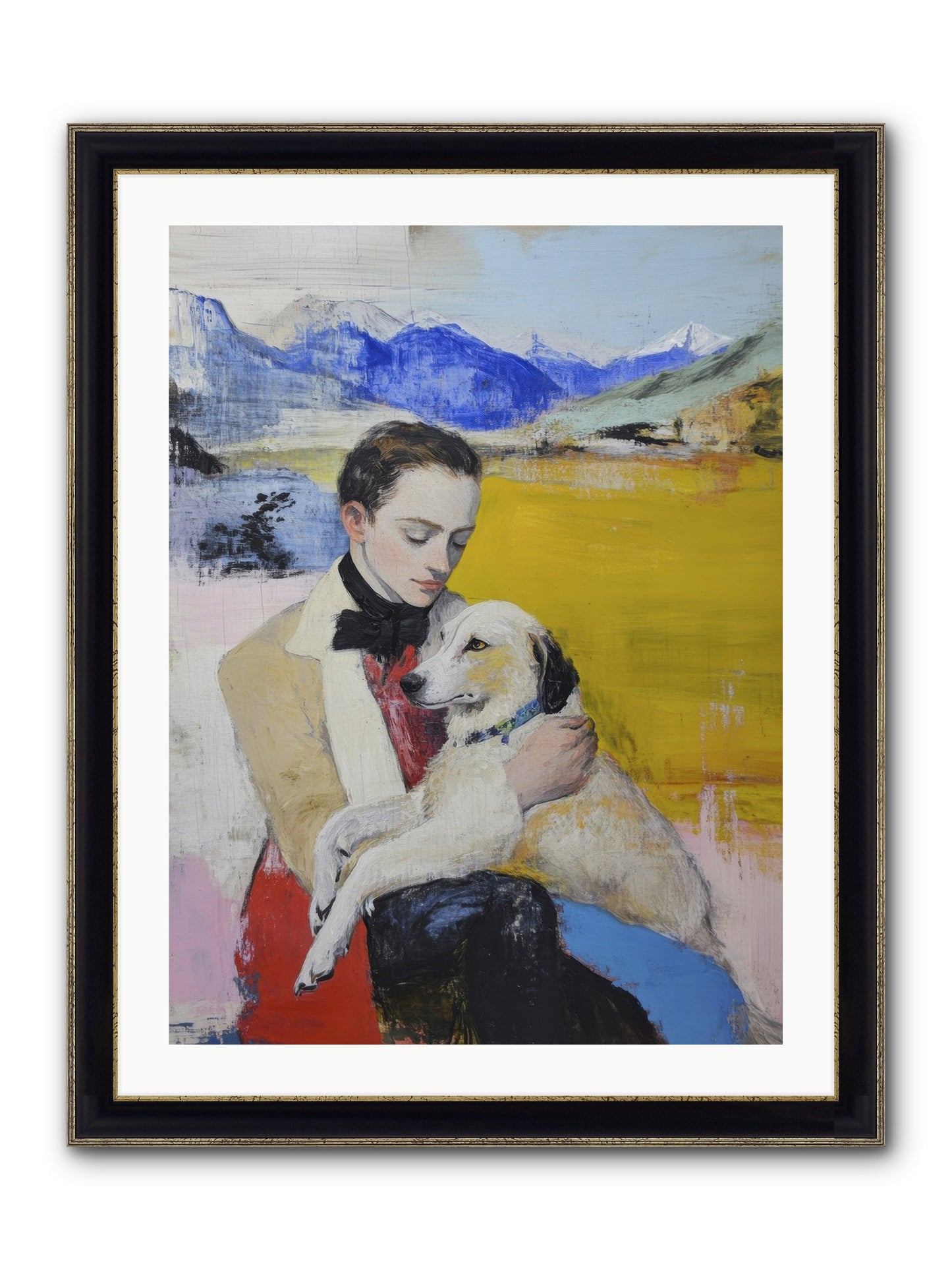 Everything Beautiful Framed Print - Black & Gold 24x32