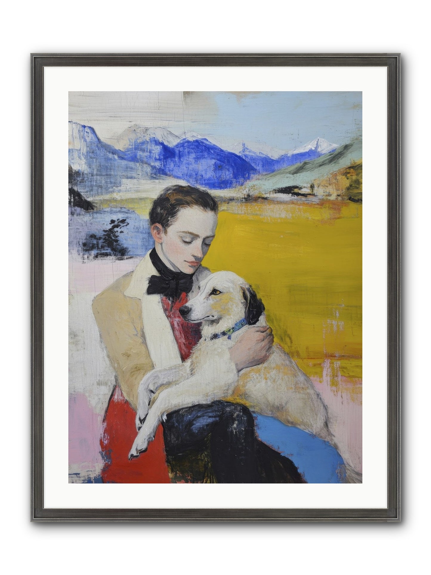 Everything Beautiful Framed Print - Slimwoods Black/Silver 24x32