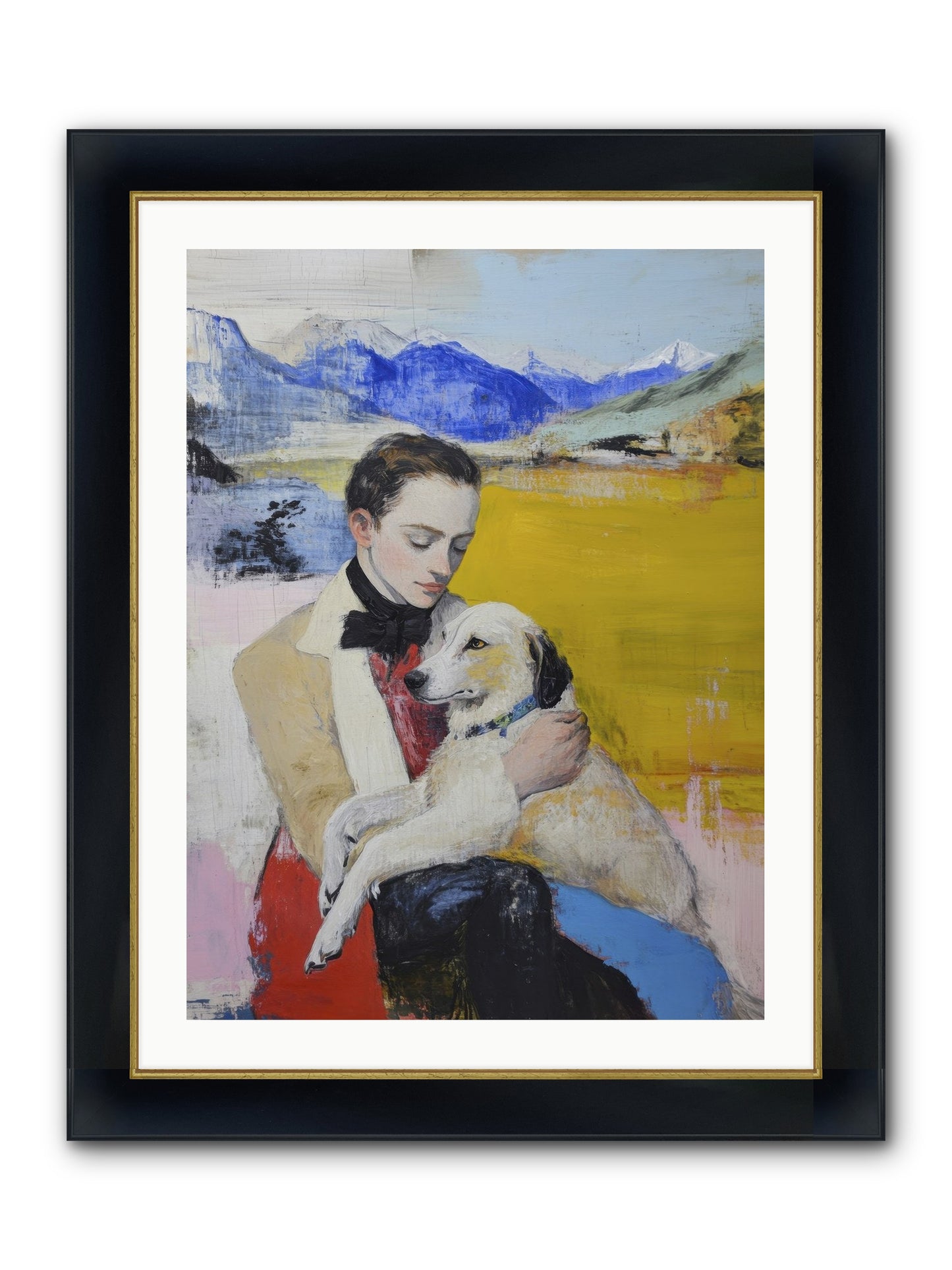 Everything Beautiful Framed Print - Wide Black w/Gold 24x32
