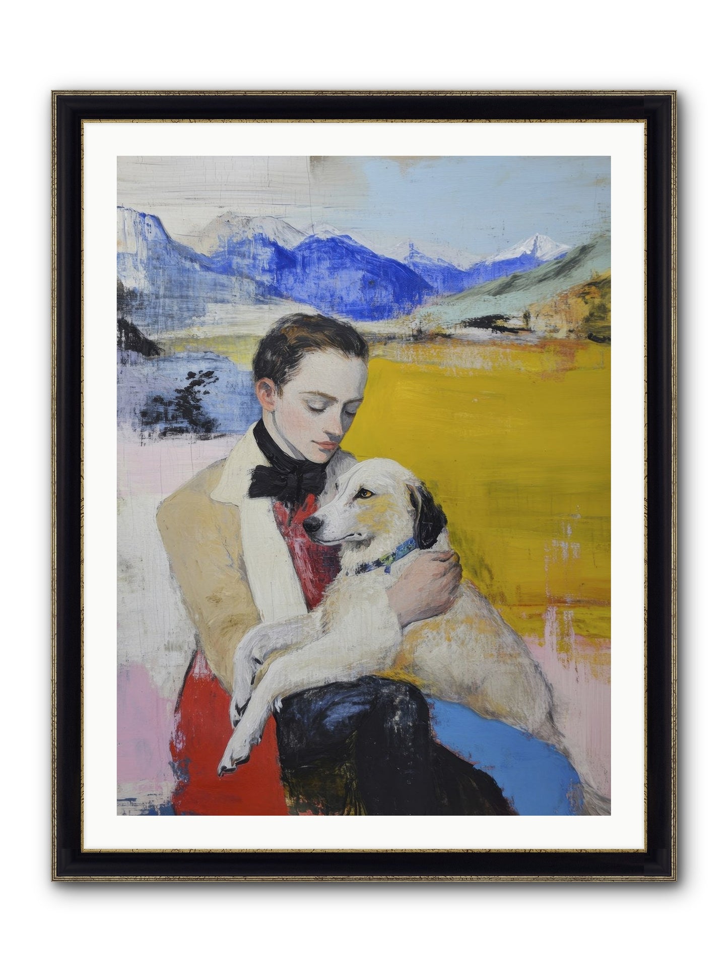 Everything Beautiful Framed Print - Black & Gold 30x40