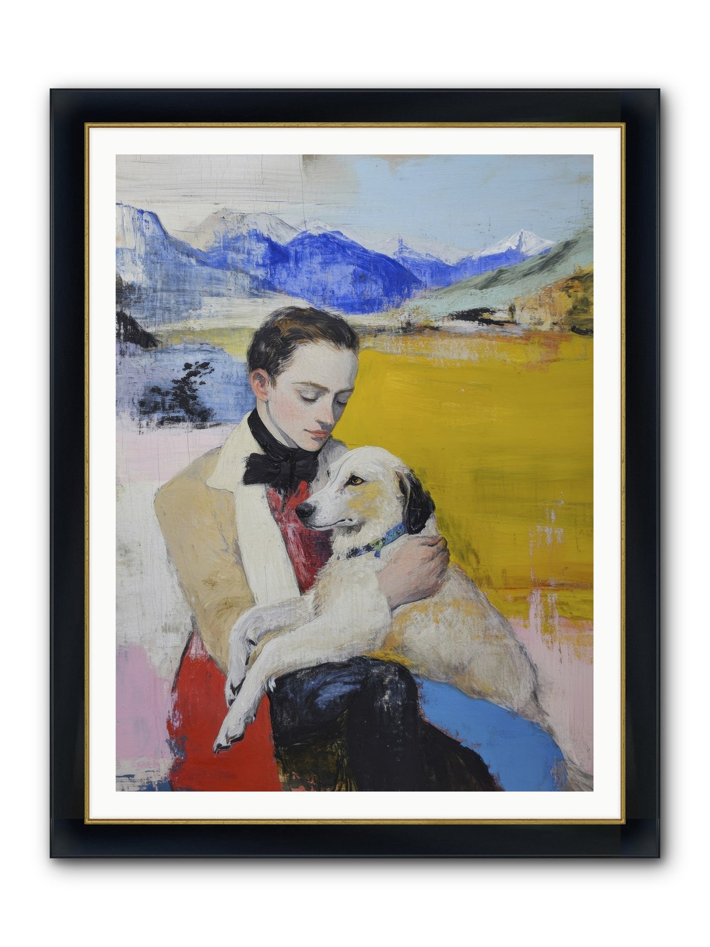 Everything Beautiful Framed Print - Wide Black w/Gold 36x48