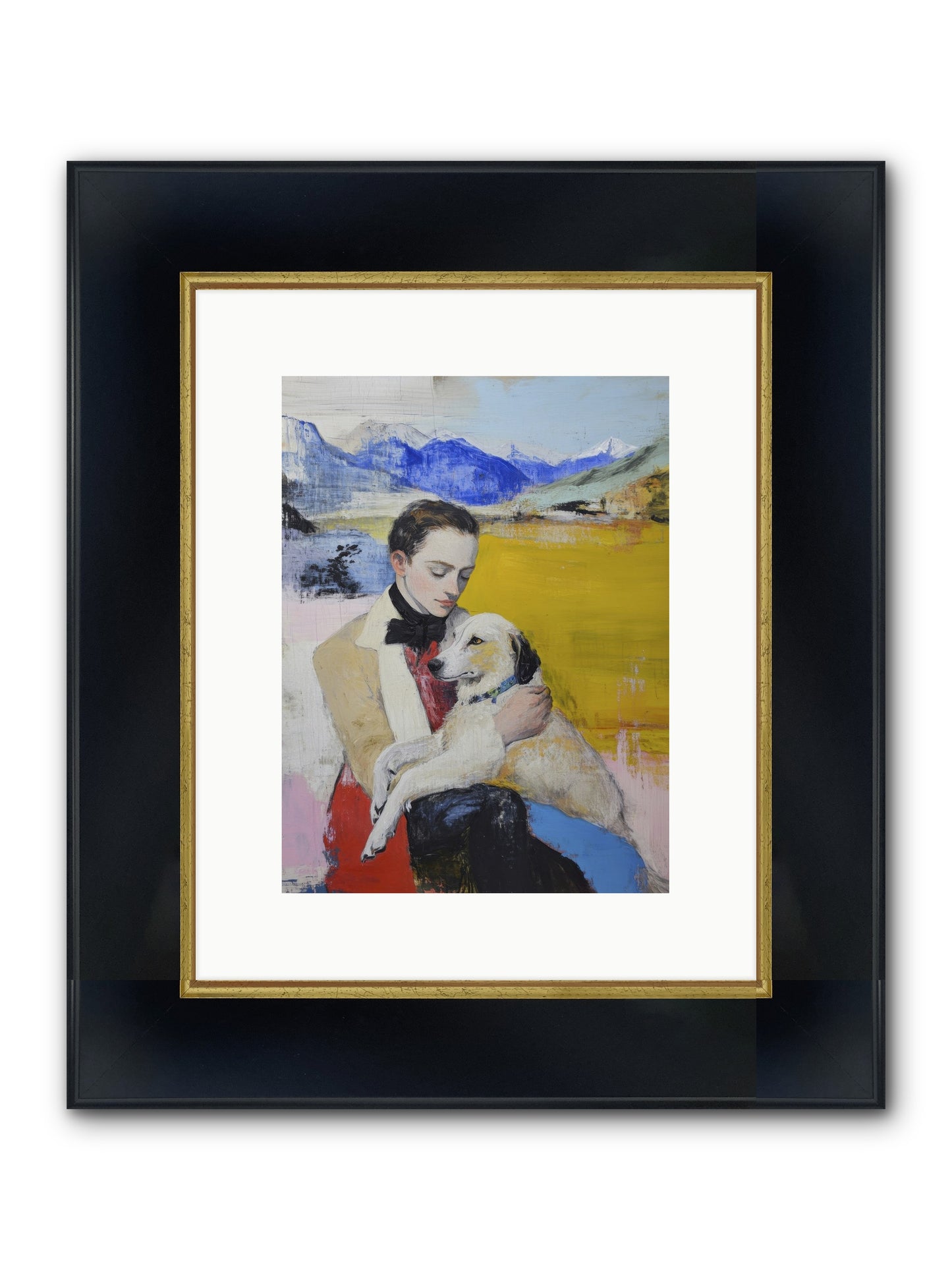 Everything Beautiful Framed Print - Wide Black w/Gold 9x12