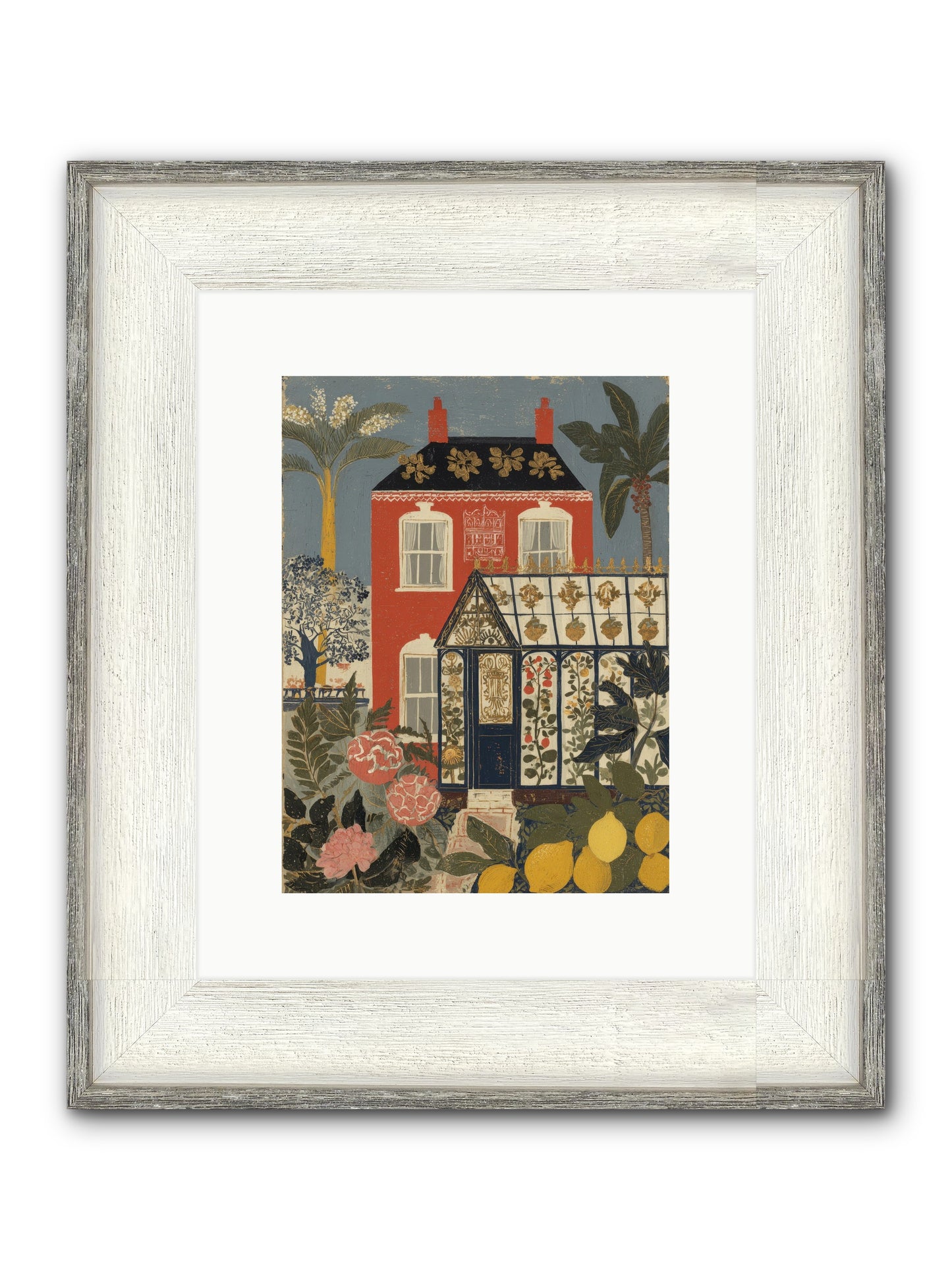 Everything Had A Story Framed Print - Driftwood White 9x12
