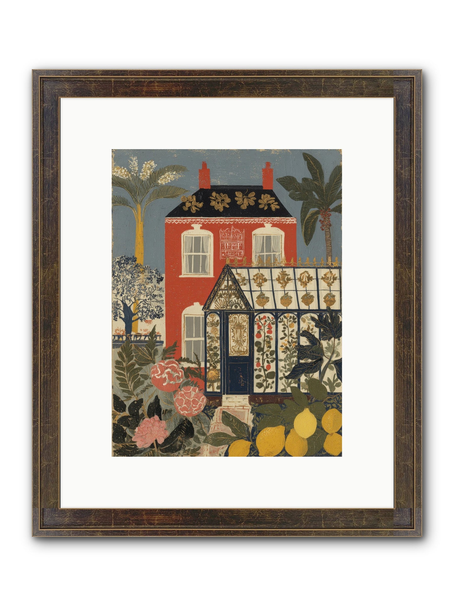 Everything Had A Story Framed Print - Slimwoods Black/Gold 9x12