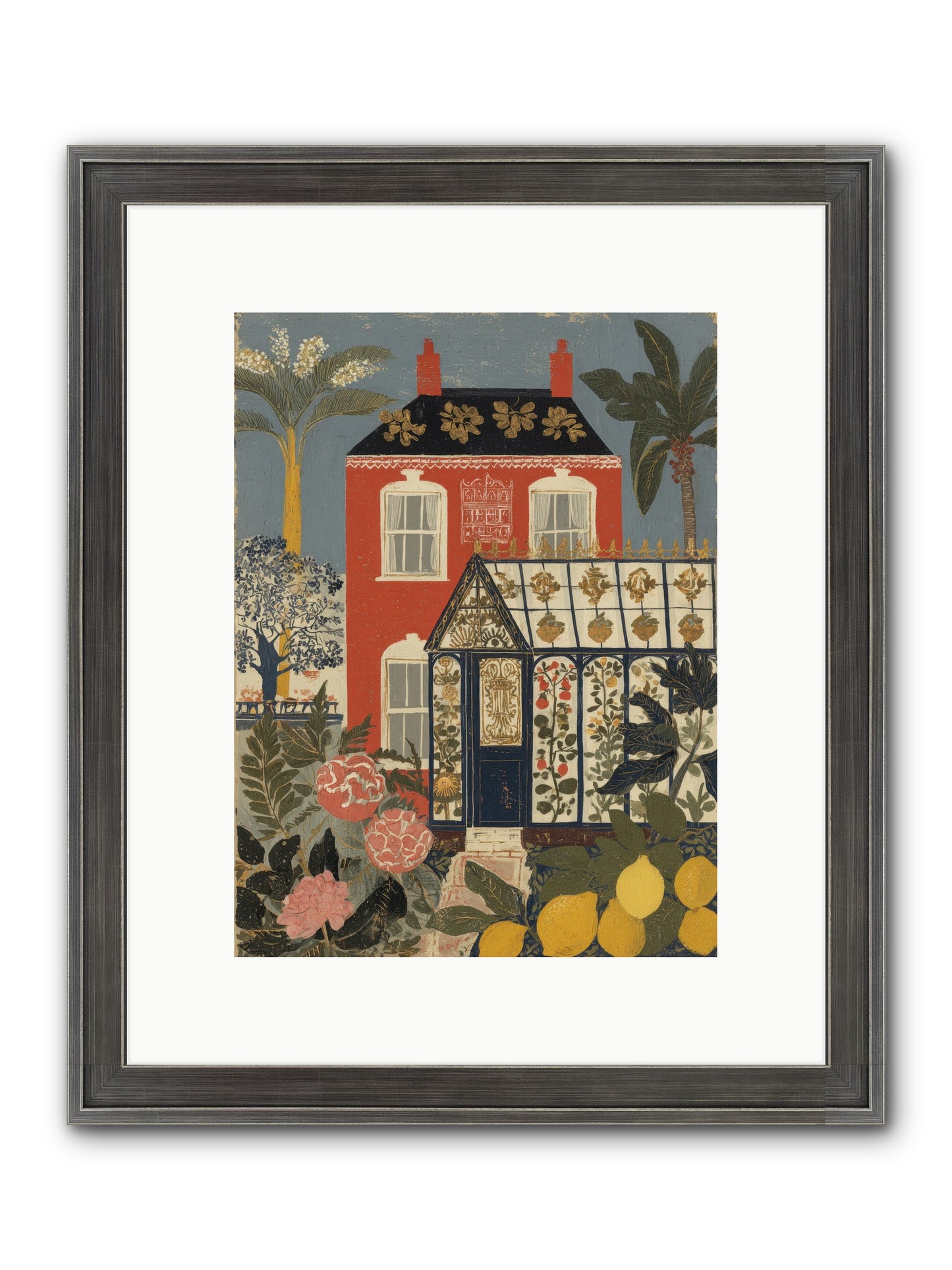Everything Had A Story Framed Print - Slimwoods Black/Silver 9x12