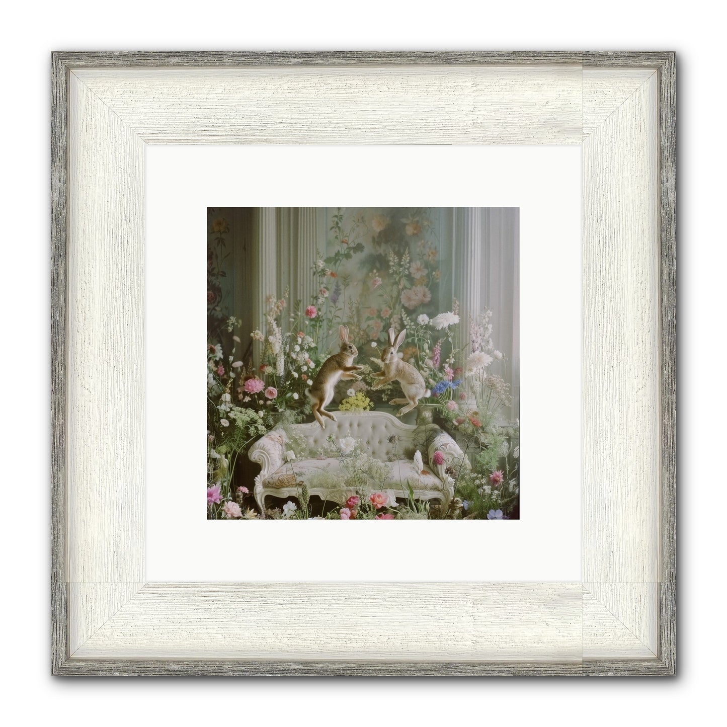 Exaltation Framed Print - Driftwood White 10x10