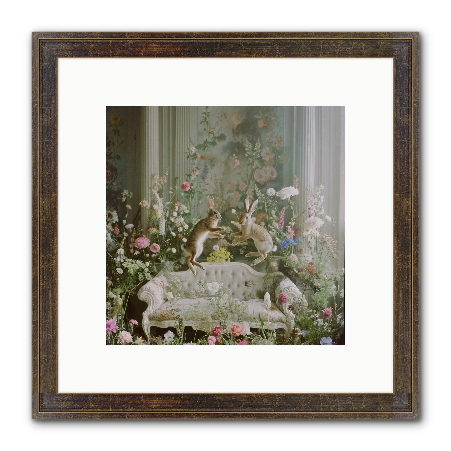Exaltation Framed Print - Slimwoods Black/Gold 10x10