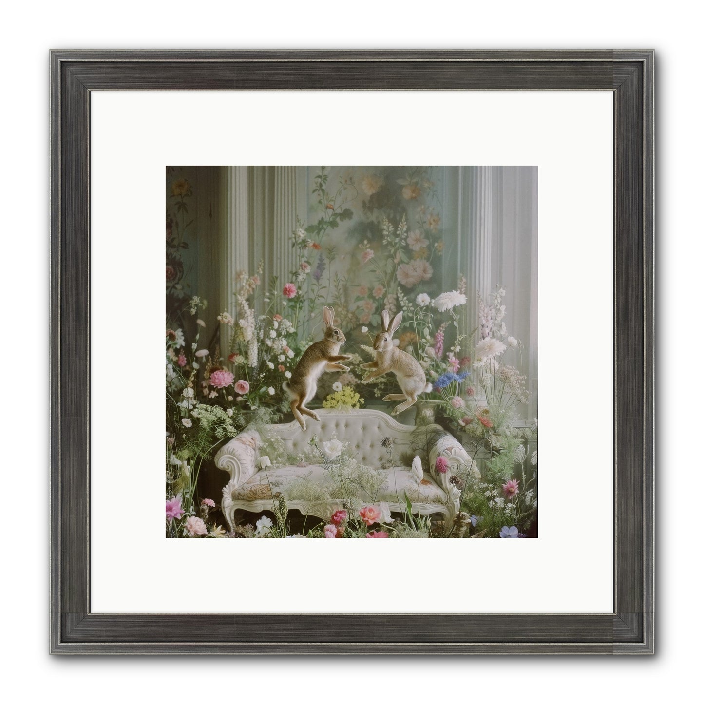 Exaltation Framed Print - Slimwoods Black/Silver 10x10