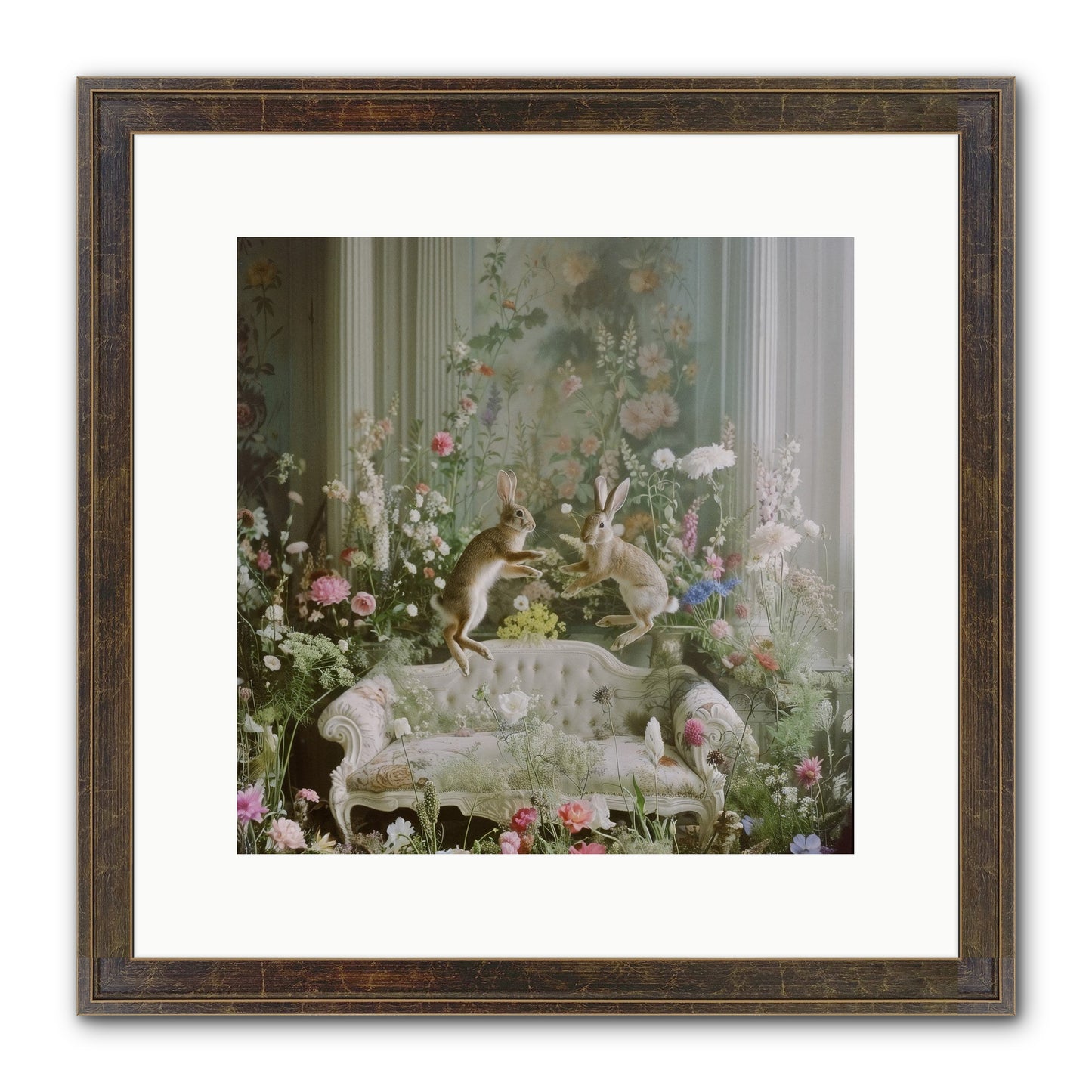 Exaltation Framed Print - Slimwoods Black/Gold 12x12