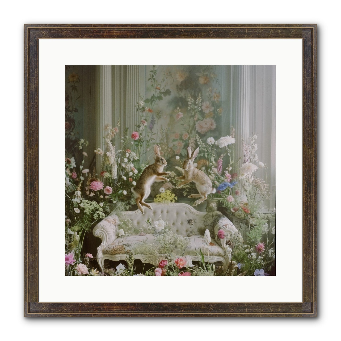 Exaltation Framed Print - Slimwoods Black/Gold 16x16