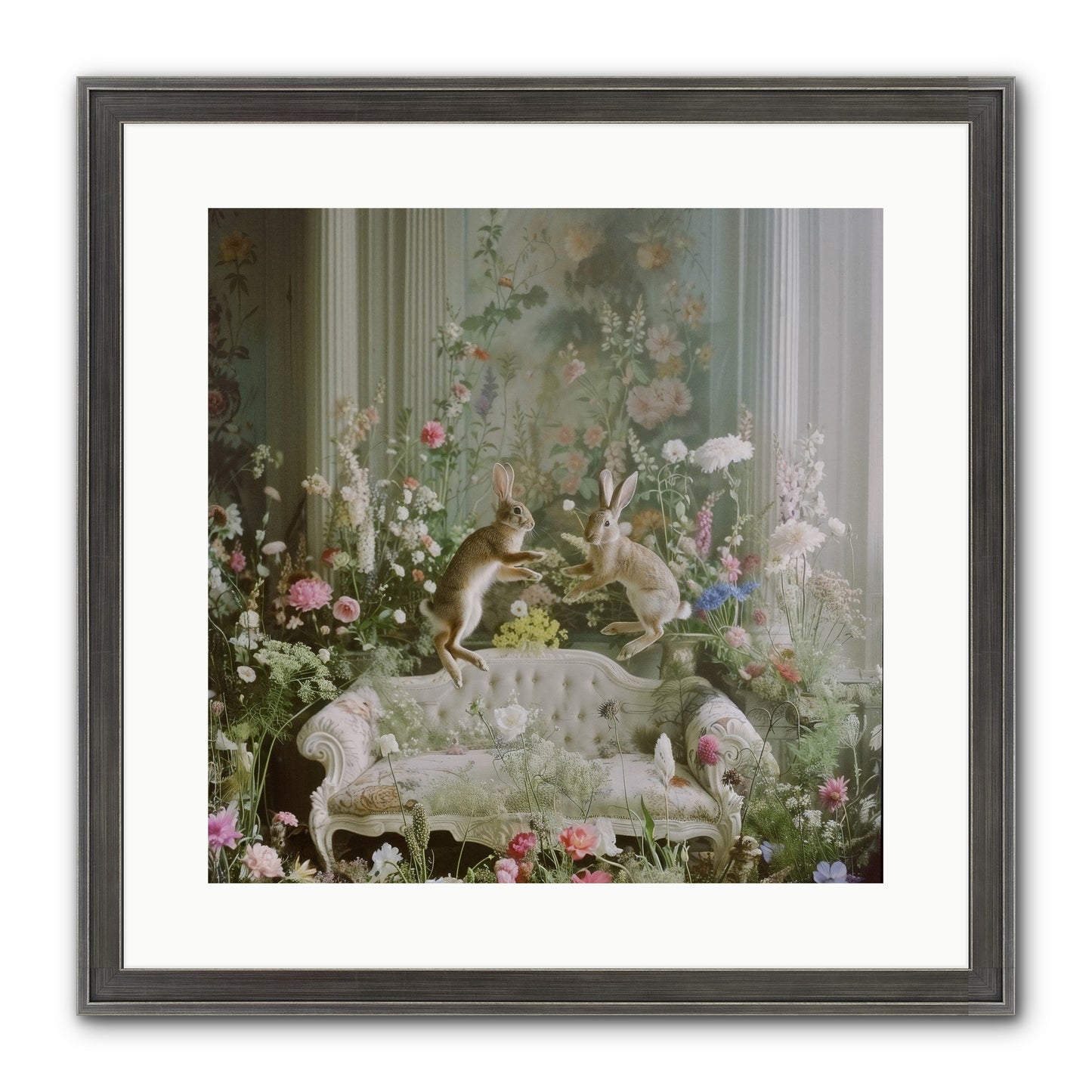 Exaltation Framed Print - Slimwoods Black/Silver 16x16